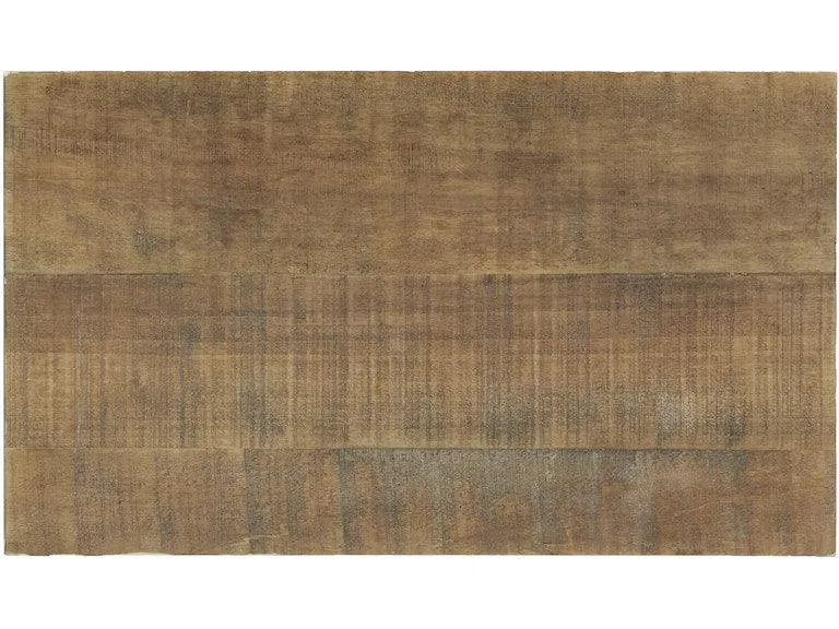 Factory Rustic Poplar & Metal Bookcase - Image 6