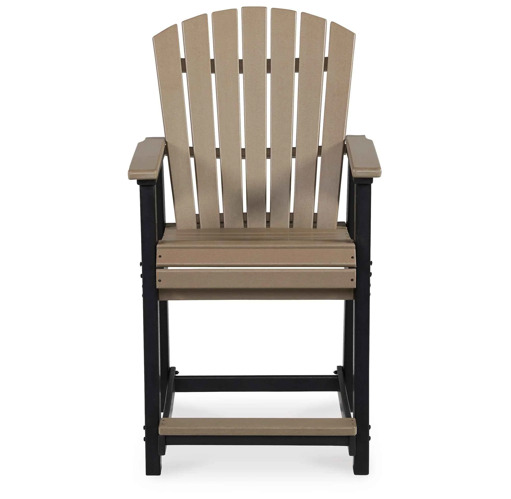 Fairen Trail Black/Driftwood Outdoor Counter Height Barstool - Image 12