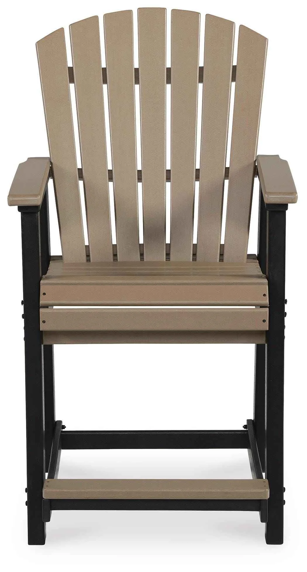 Fairen Trail Black/Driftwood Outdoor Counter Height Barstool - Image 17
