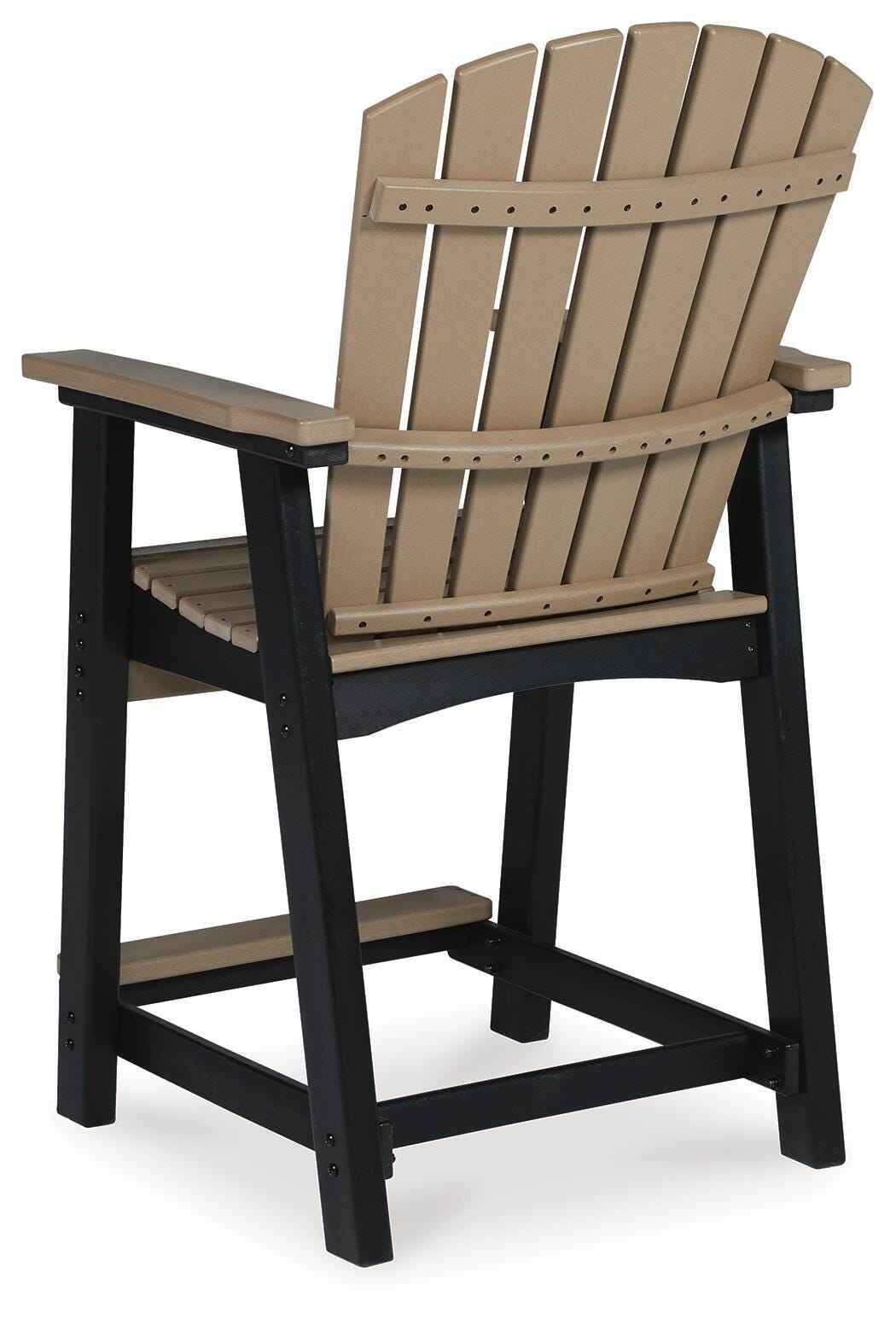 Fairen Trail Black/Driftwood Outdoor Counter Height Barstool - Image 19