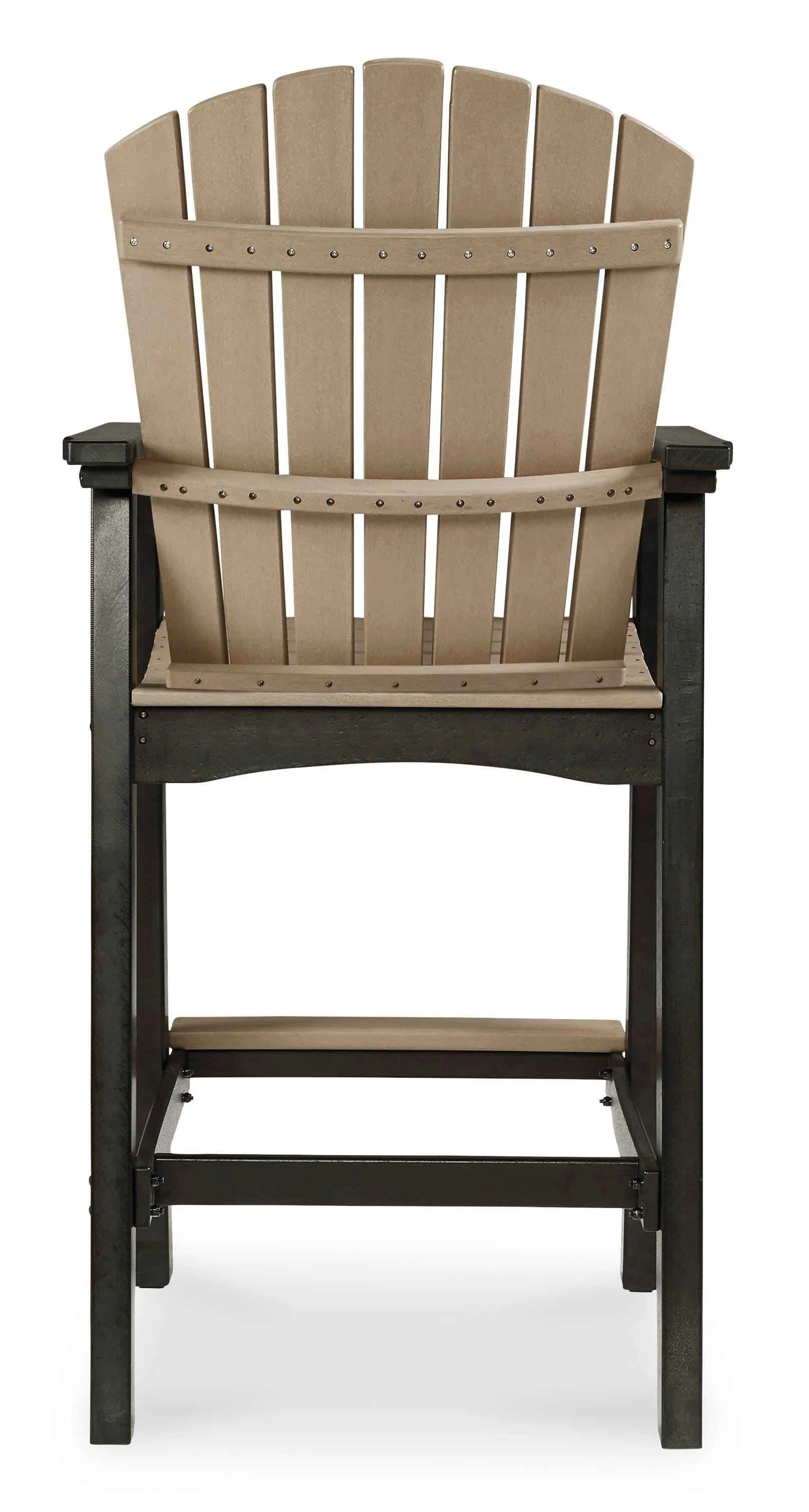Fairen Trail Black/Driftwood Outdoor Counter Height Dining Table with 2 Barstools - Image 31