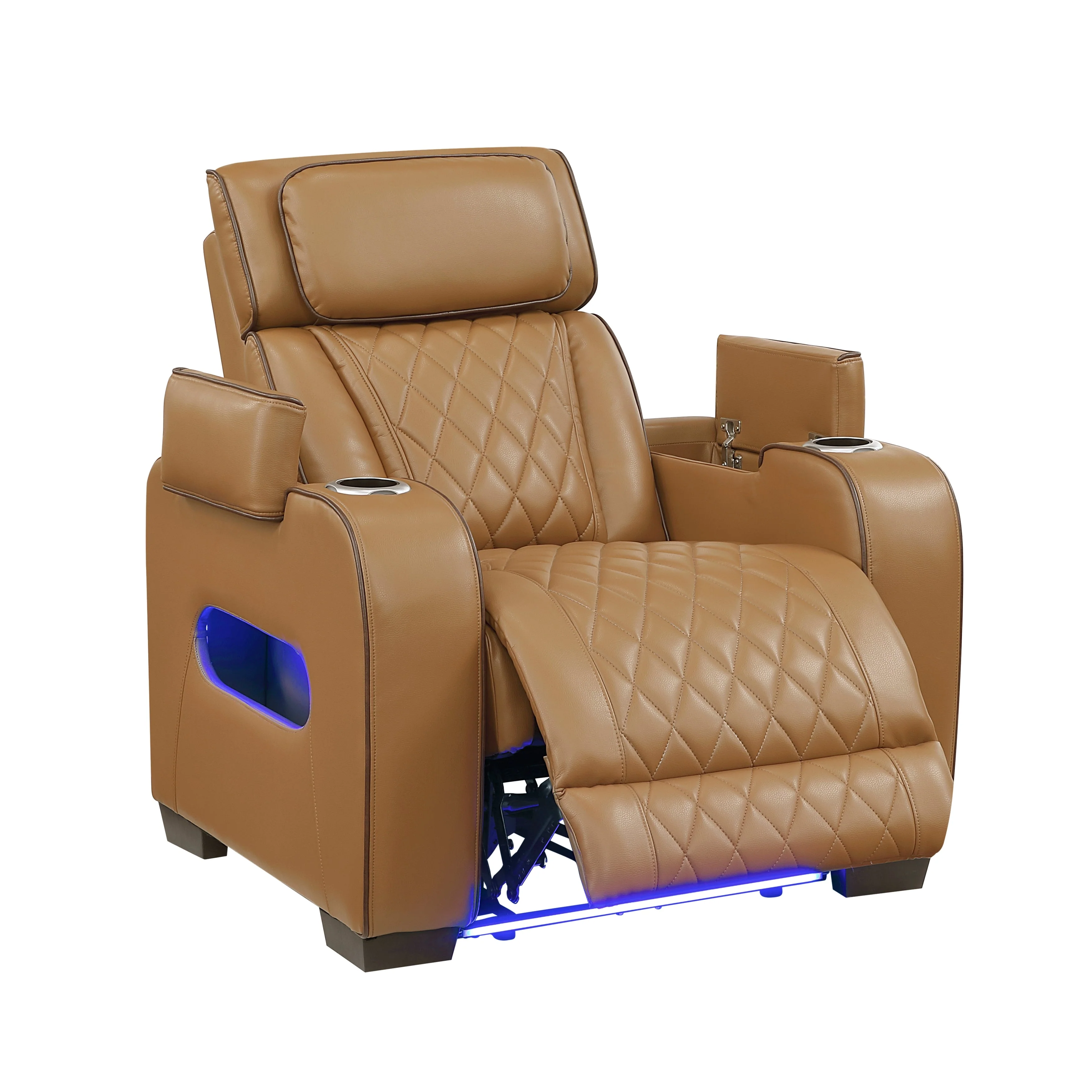 Fairway Brown Power Double Reclining Living Room Set - Image 28