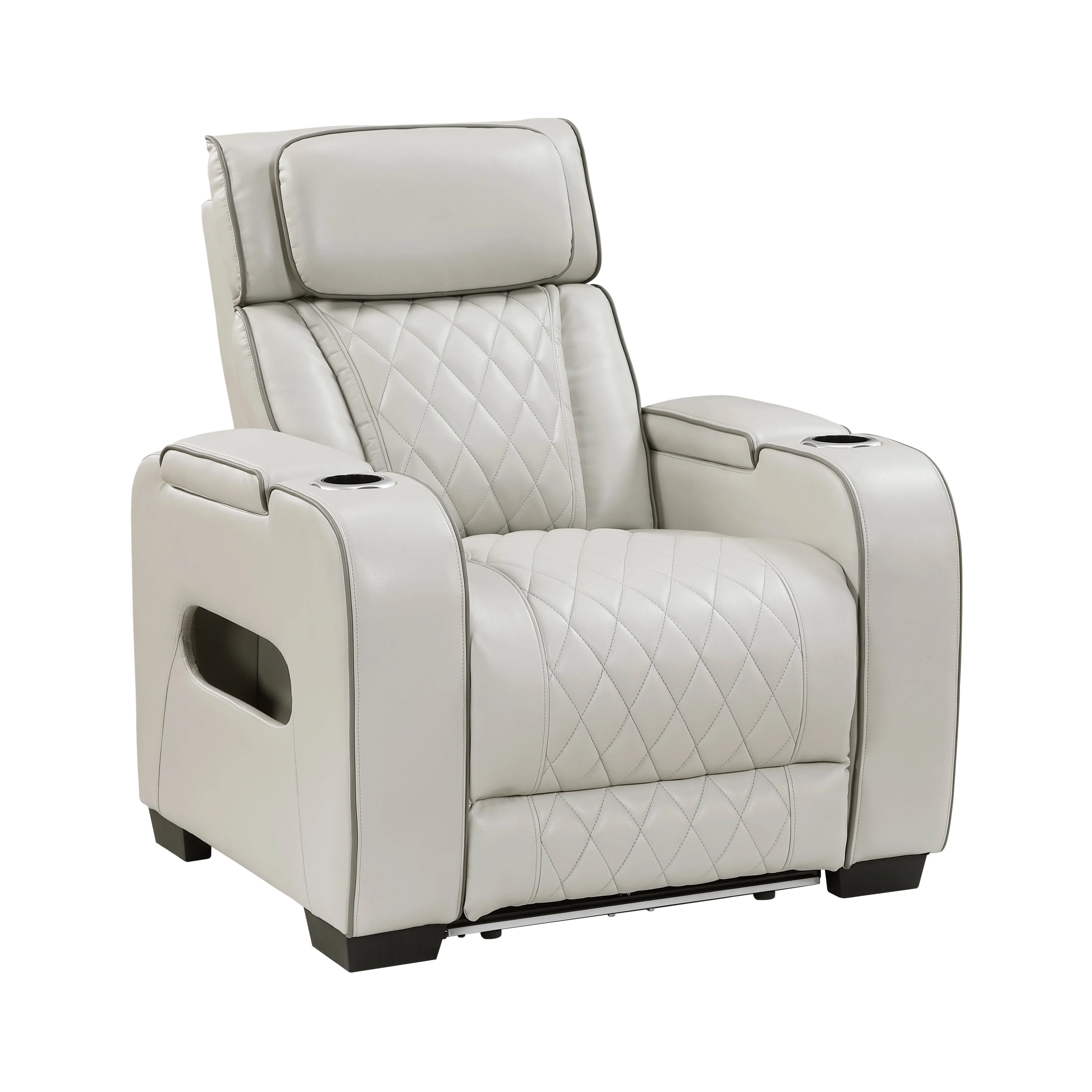 Fairway Taupe Power Double Reclining Living Room Set - Image 21