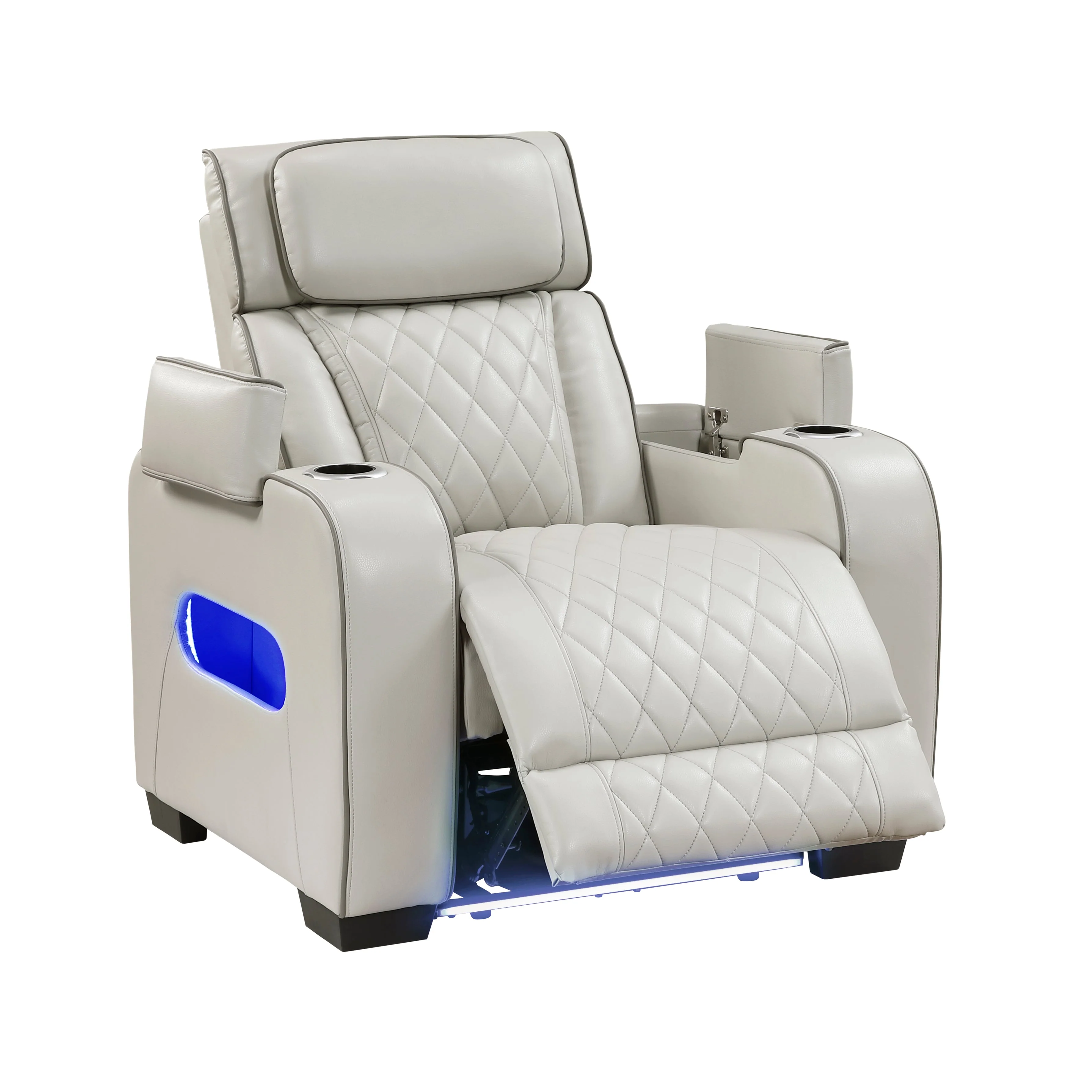 Fairway Taupe Power Double Reclining Living Room Set - Image 29