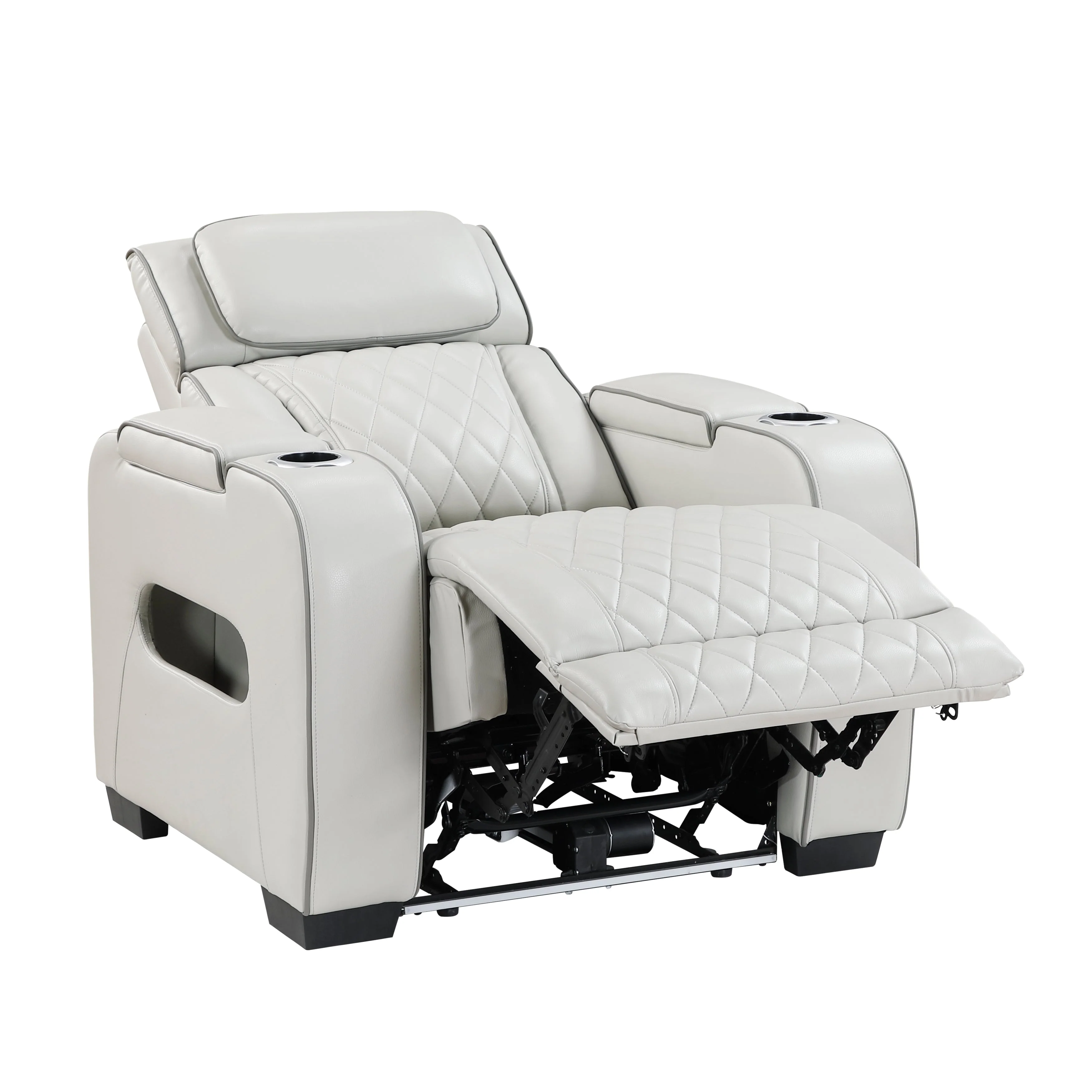 Fairway Taupe Power Reclining Chair - Image 8
