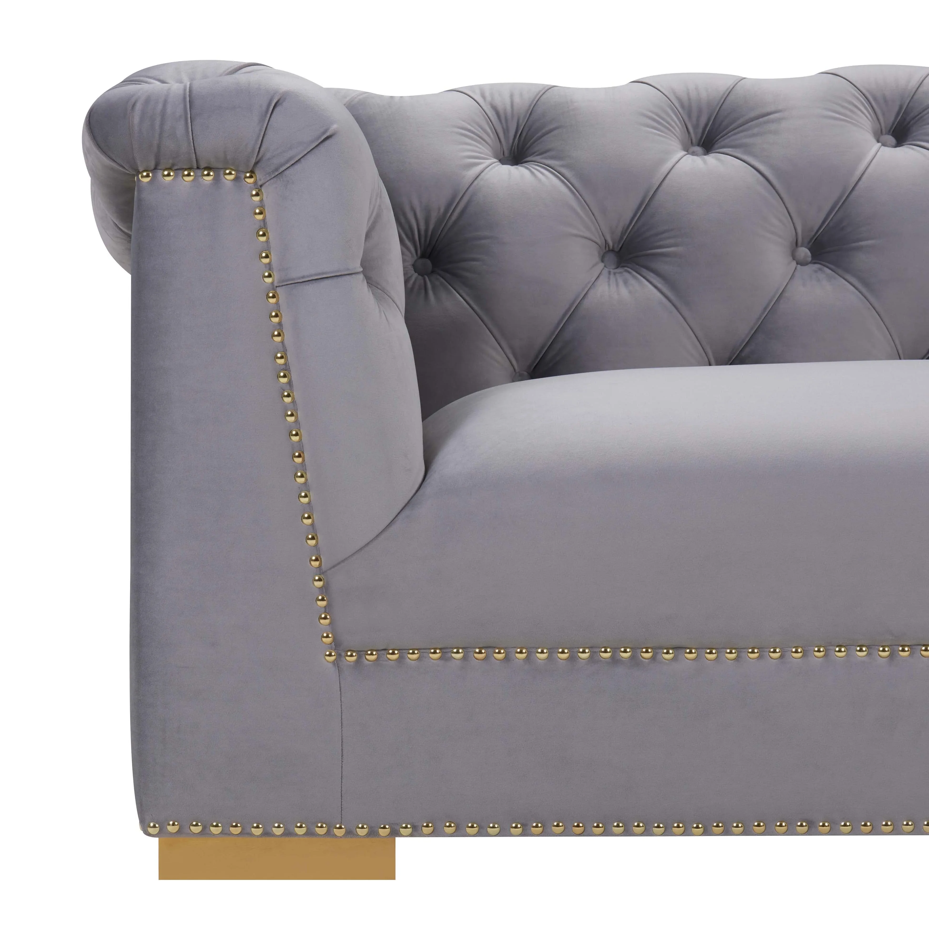 Farah Velvet Sofa - Image 12