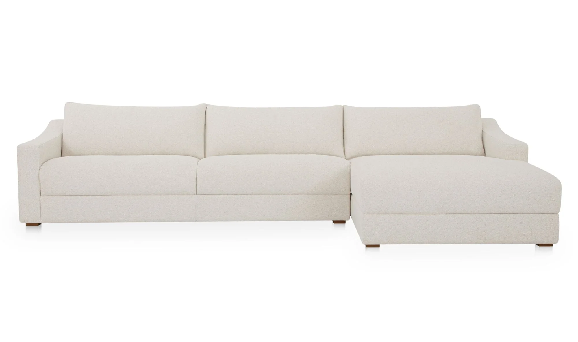 Farrow Sectional Flecked Oat - Image 9