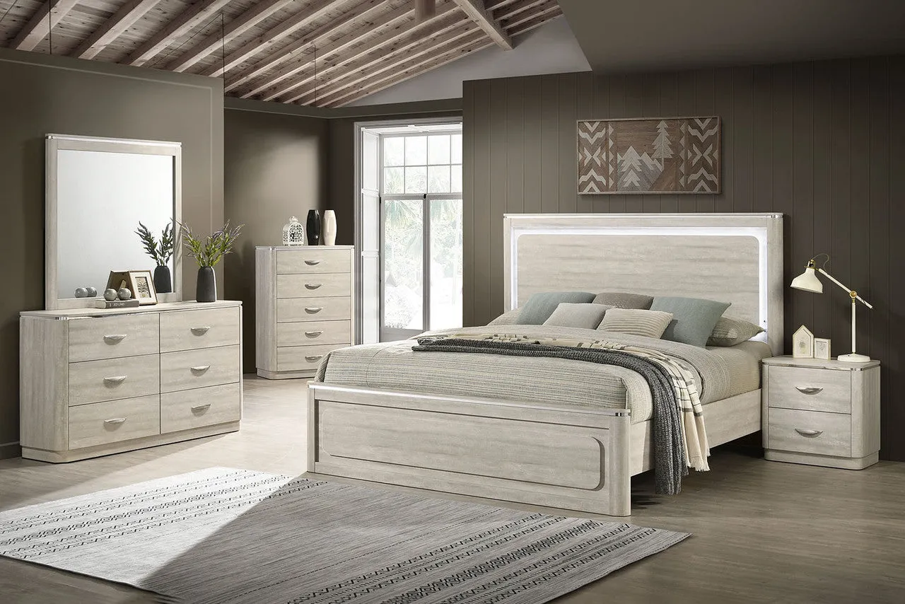 Farsund Dusty Gray 5-Piece Queen Bedroom Set