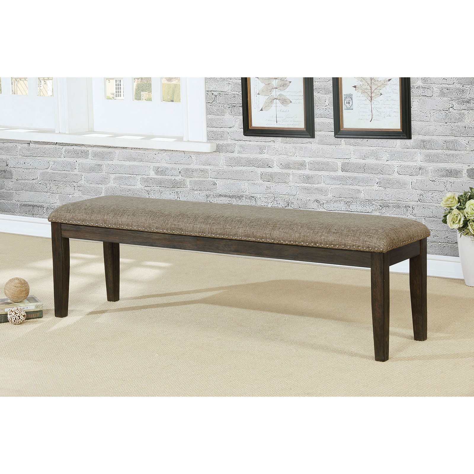 Faulk Espresso & Warm Gray 6-Piece Dining Room Set - Image 3