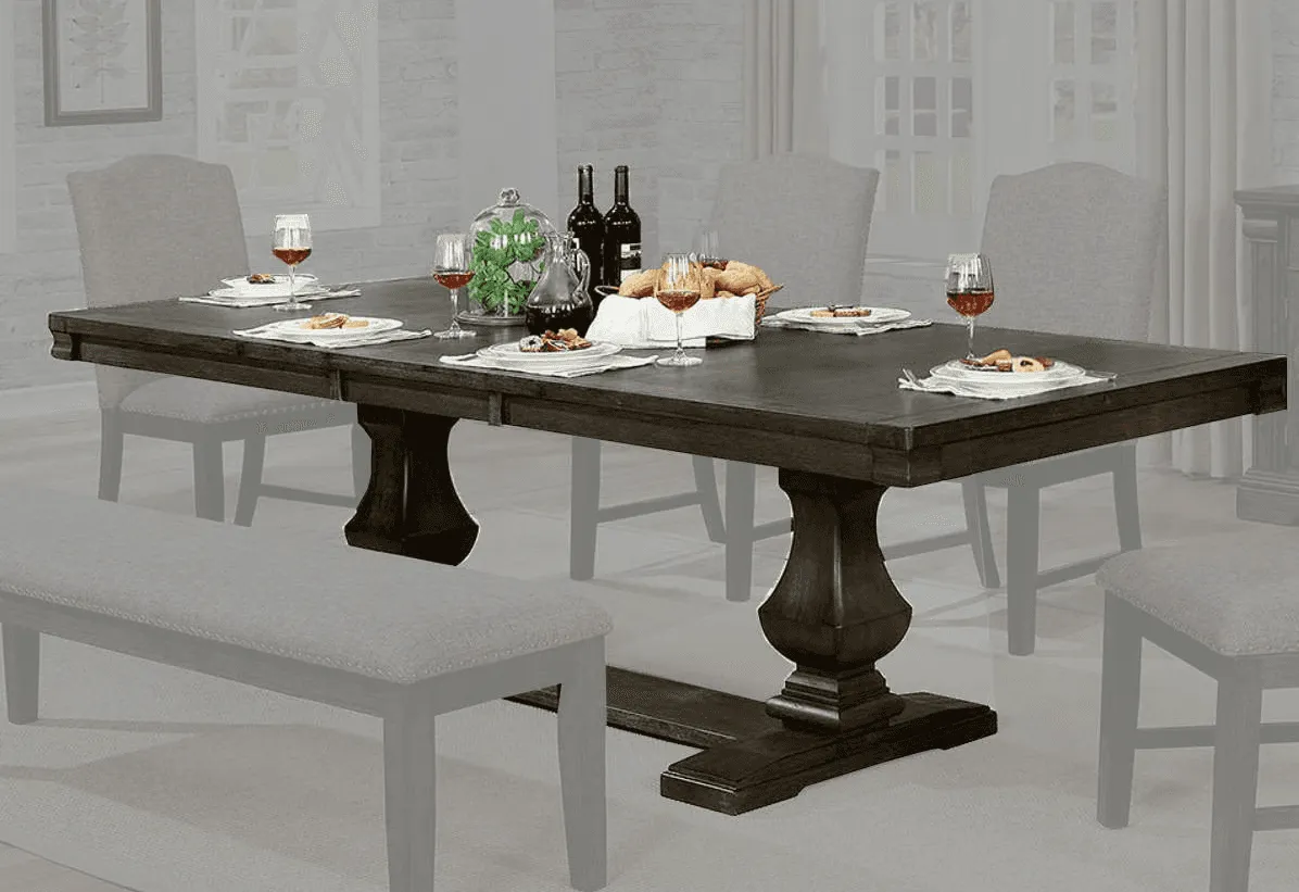 Faulk Espresso & Warm Gray 7-PieceDining Room Set - Image 3