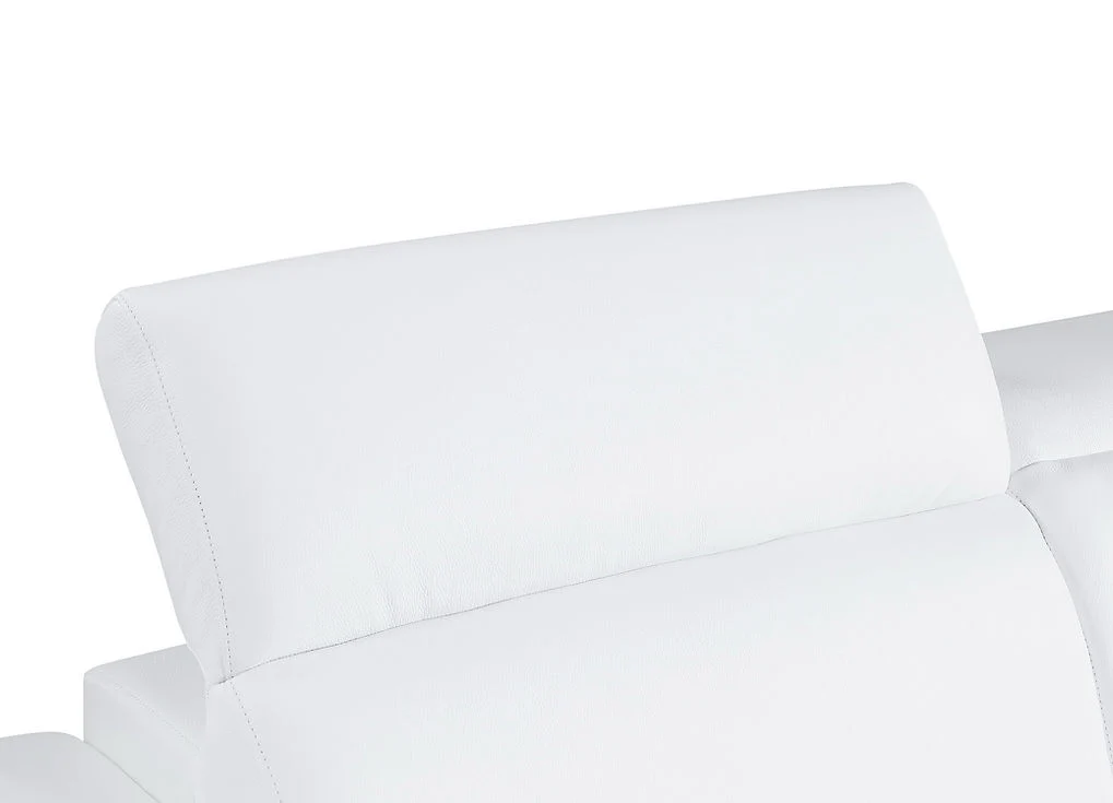 Favo White 4-Piece Sectional - Image 5
