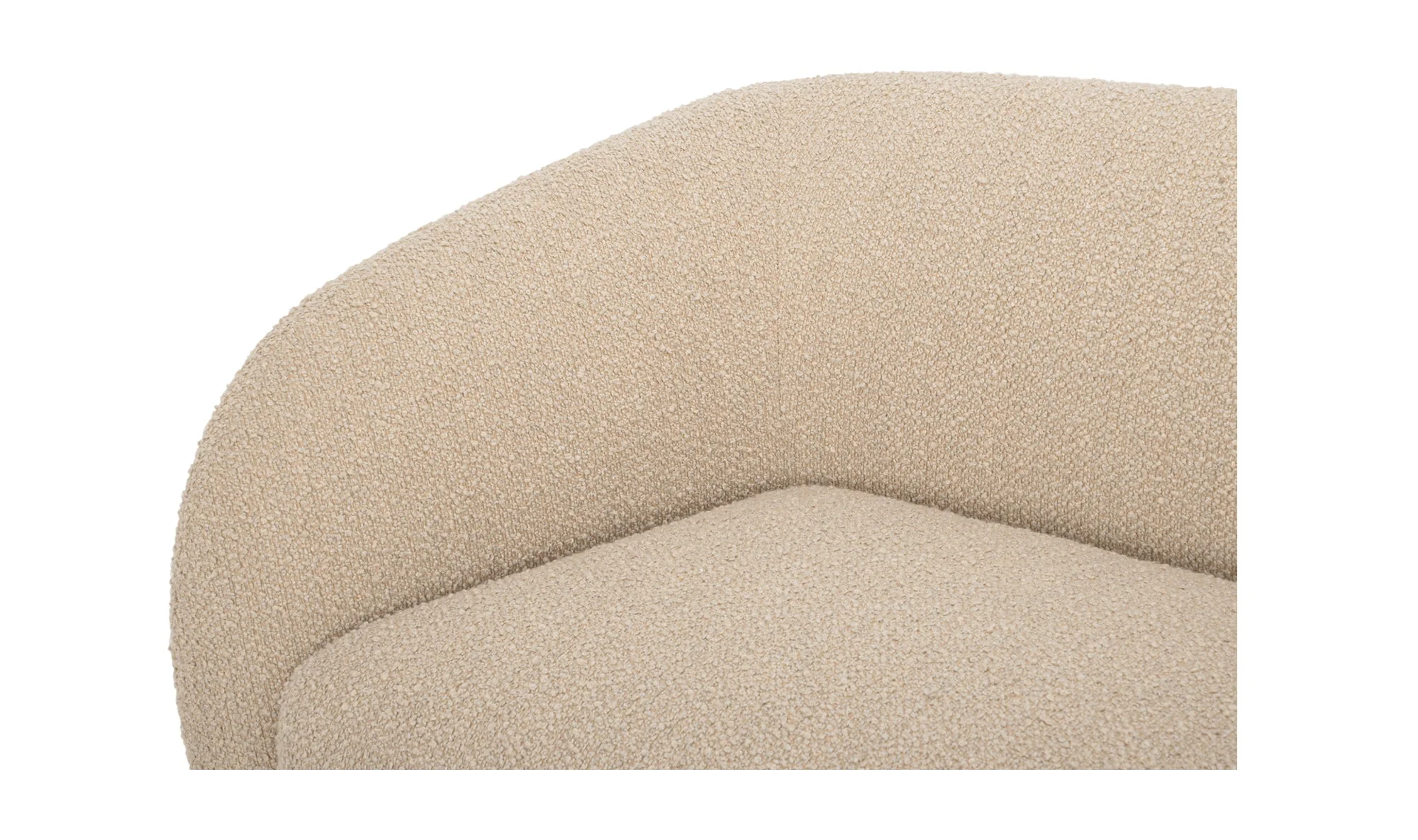 Faye Sectional Beige Boucle - Image 10