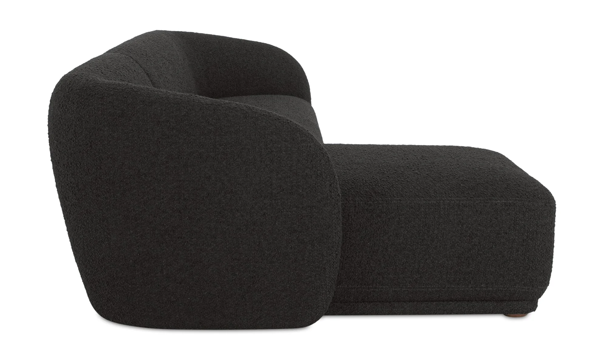 Faye Sectional Black Boucle - Image 6