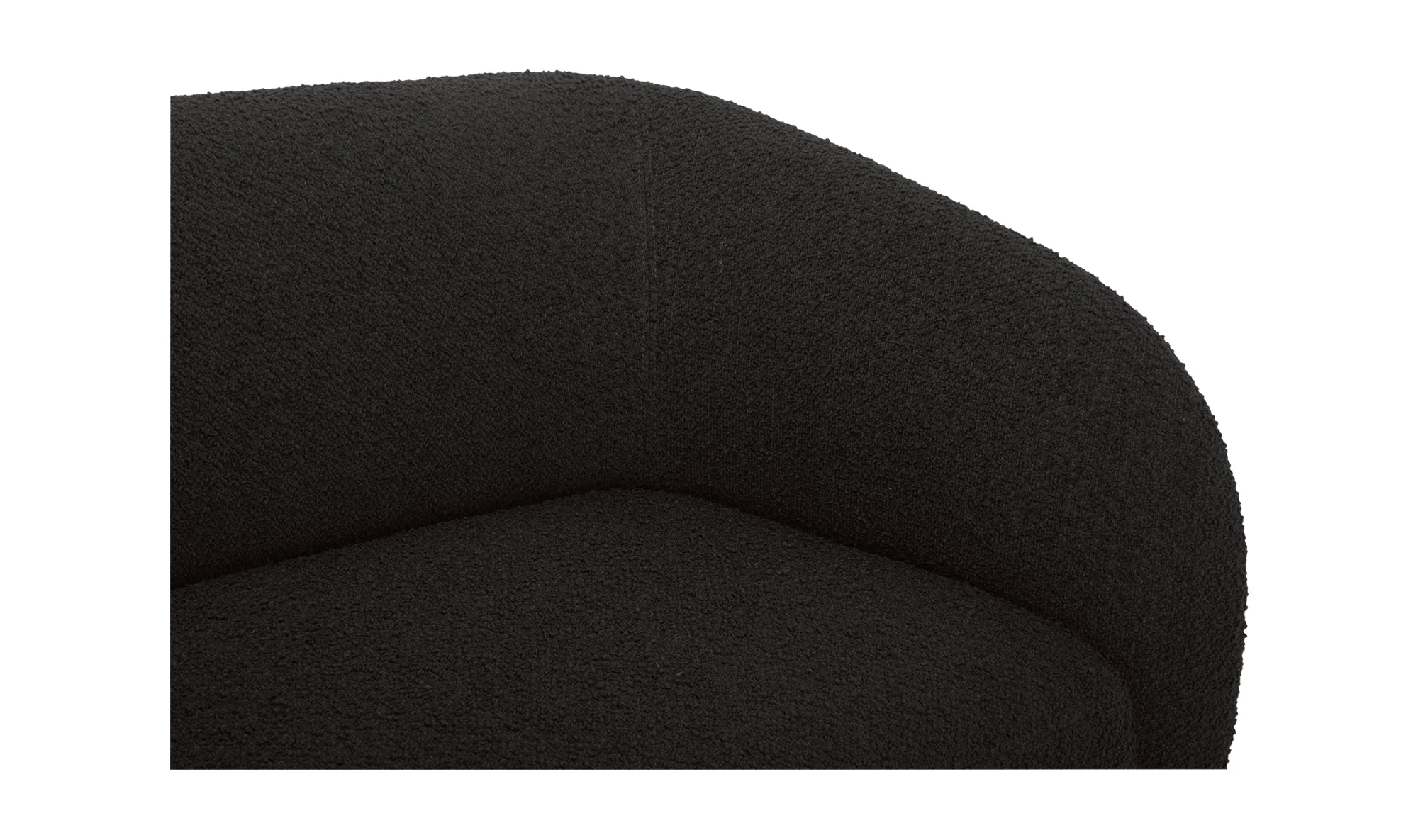 Faye Sectional Black Boucle - Image 9
