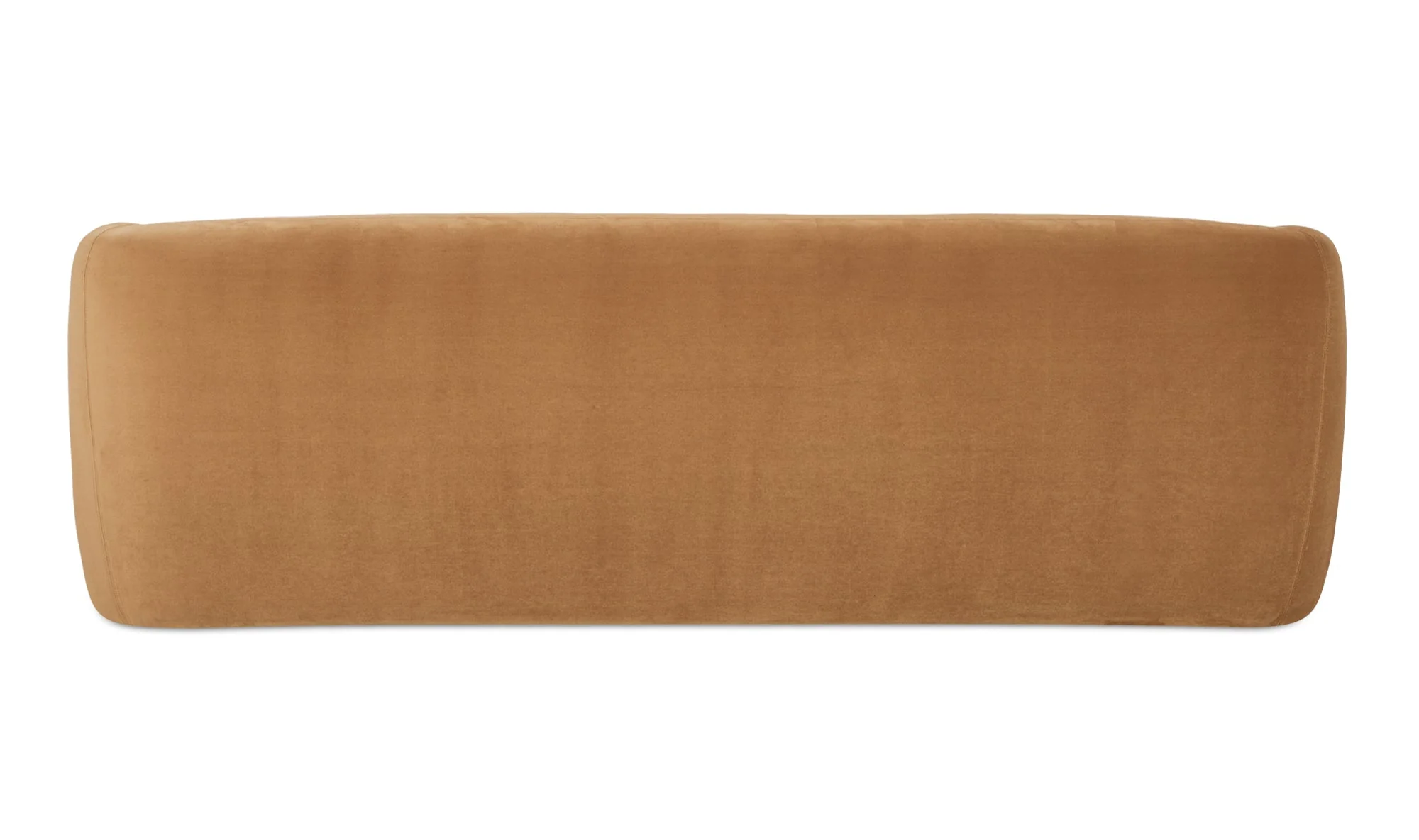 Faye Sofa Tan Faux Mohair - Image 7