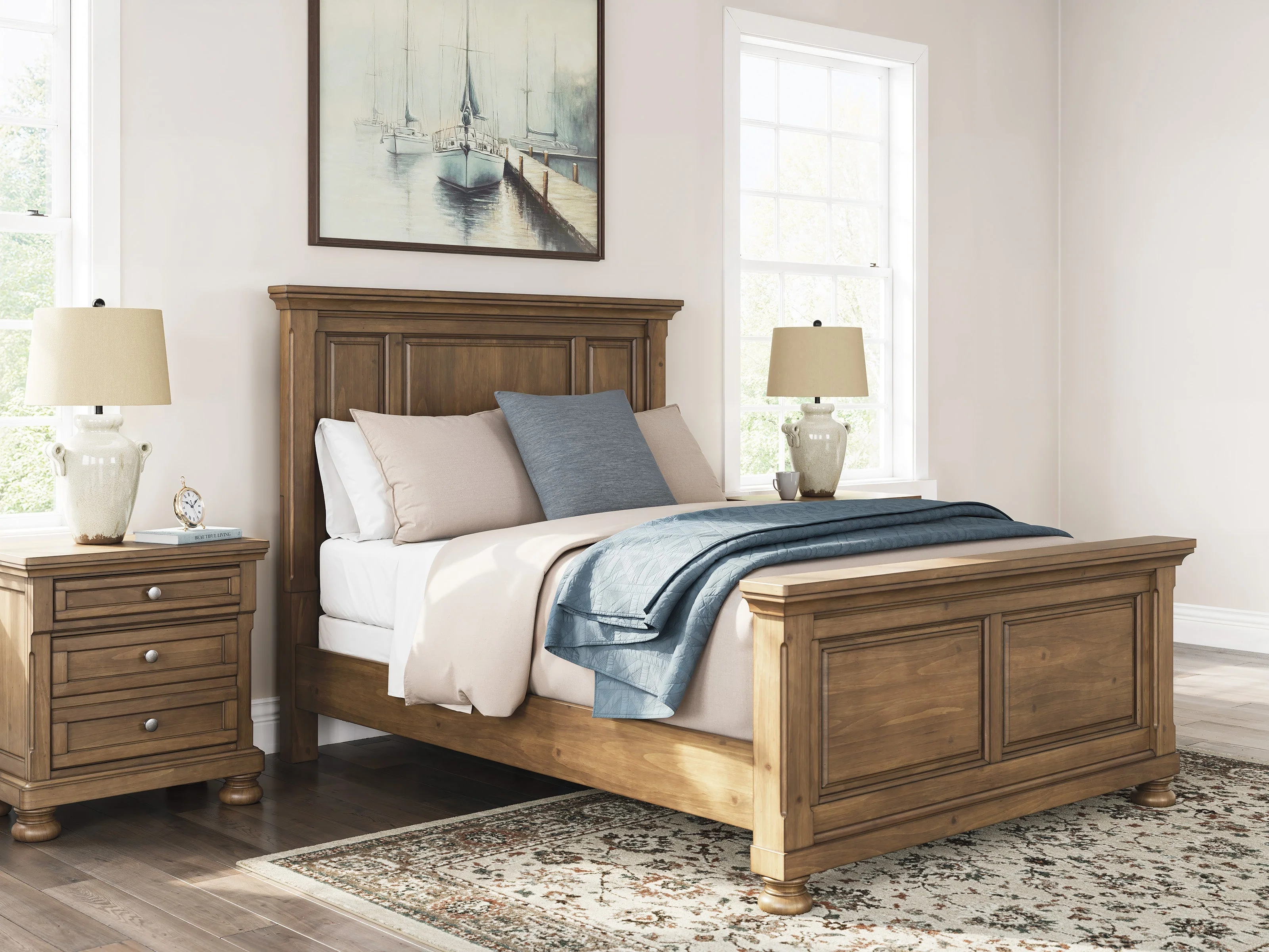Feddinger Medium Brown Panel Bedroom Set - Image 2