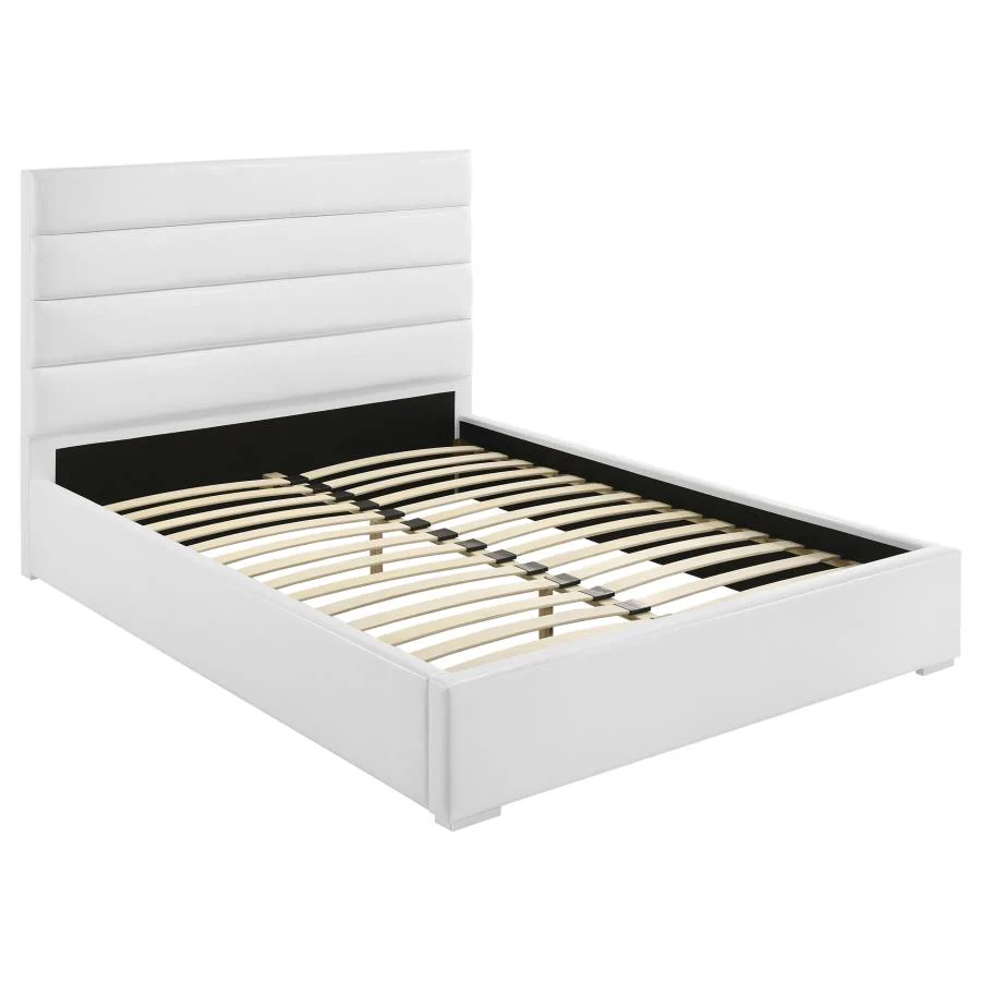 Felicity White High Gloss 5-piece Queen Bedroom Set - Image 3