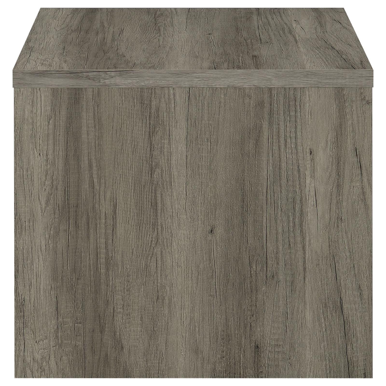 Felix Gray Driftwood 1-drawer Square Engineered Wood End Table - Image 7