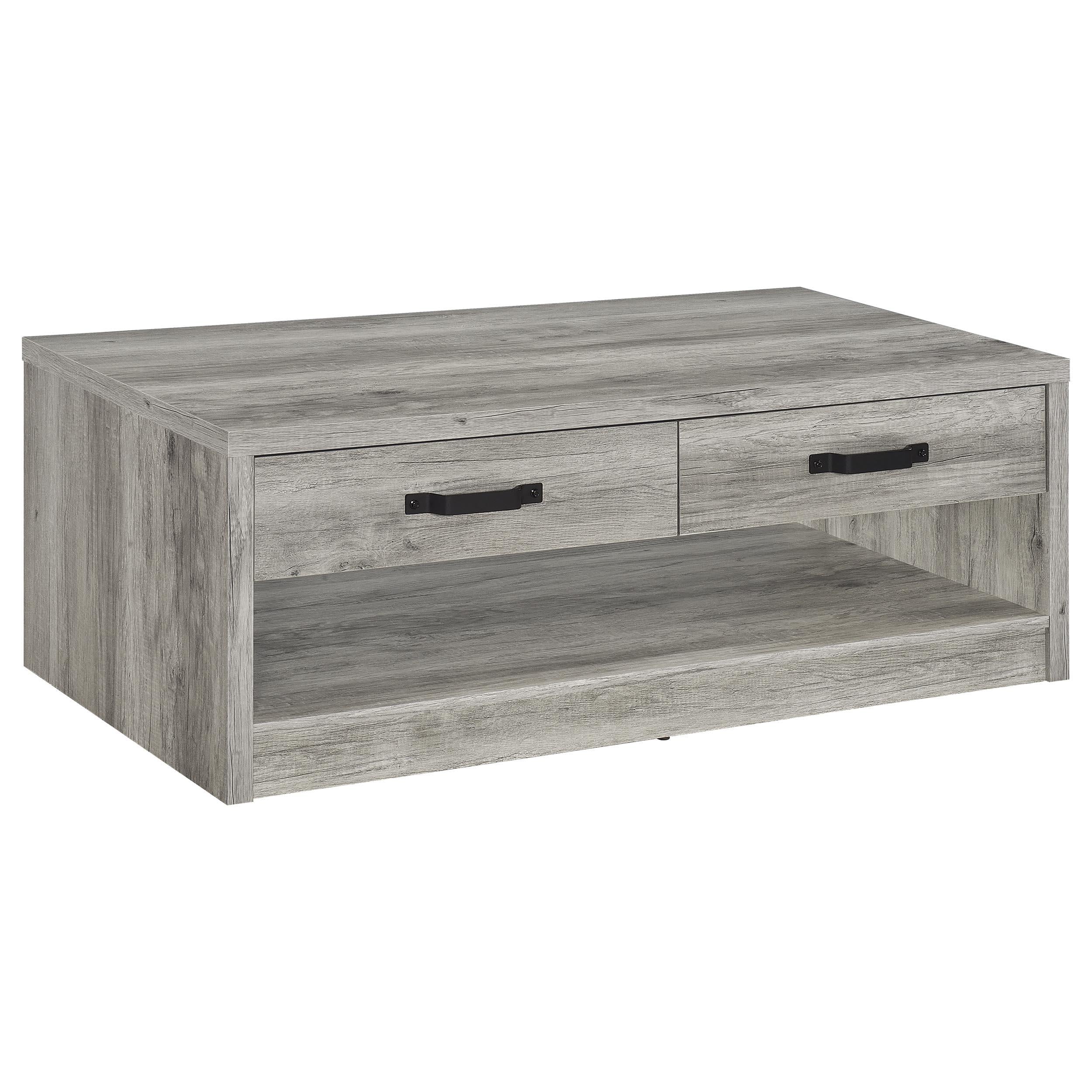 Felix Gray Driftwood 2-Piece Coffee and End Table Set - Image 8