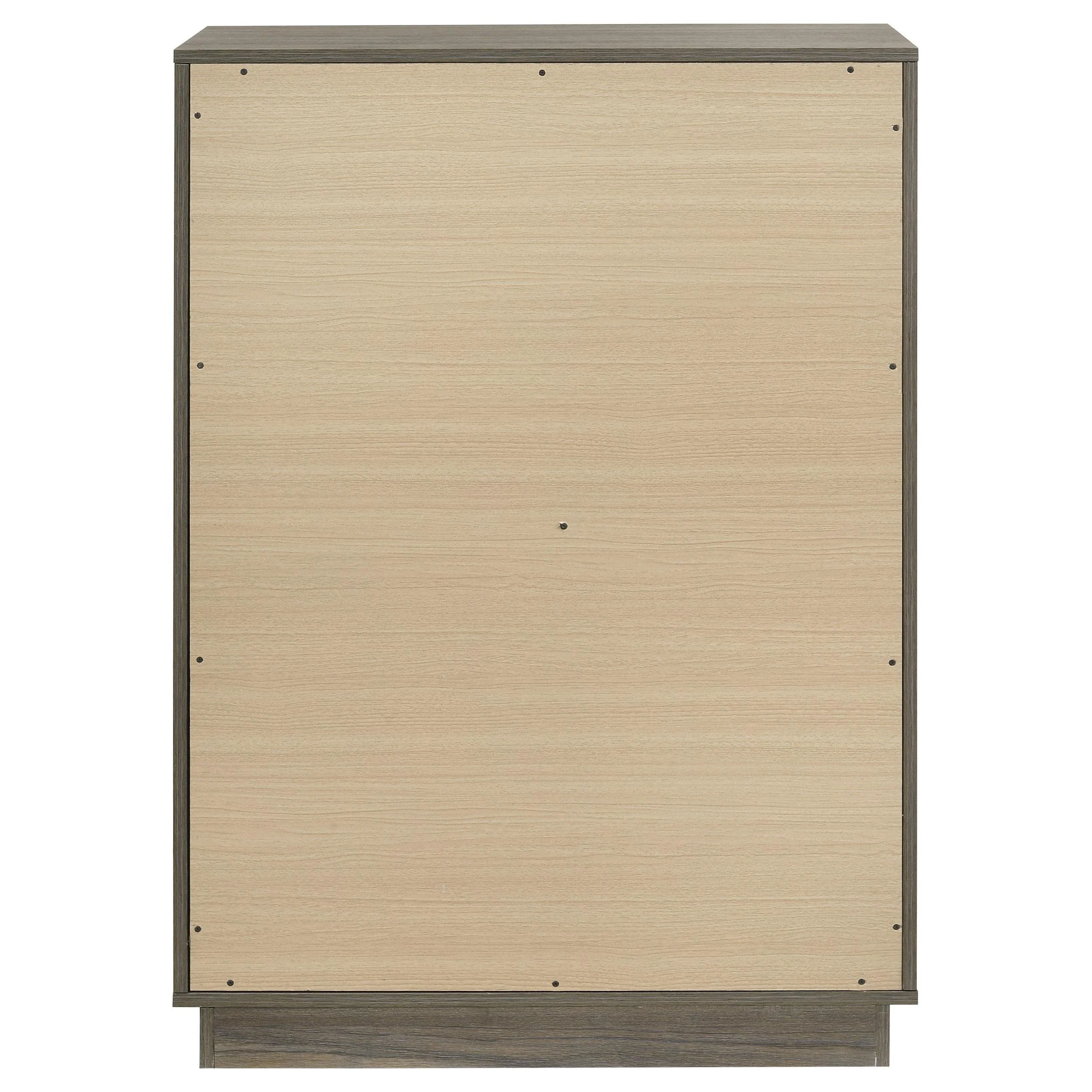 Fenwick 4-drawer Chest of Drawers Grey Oak - Image 6