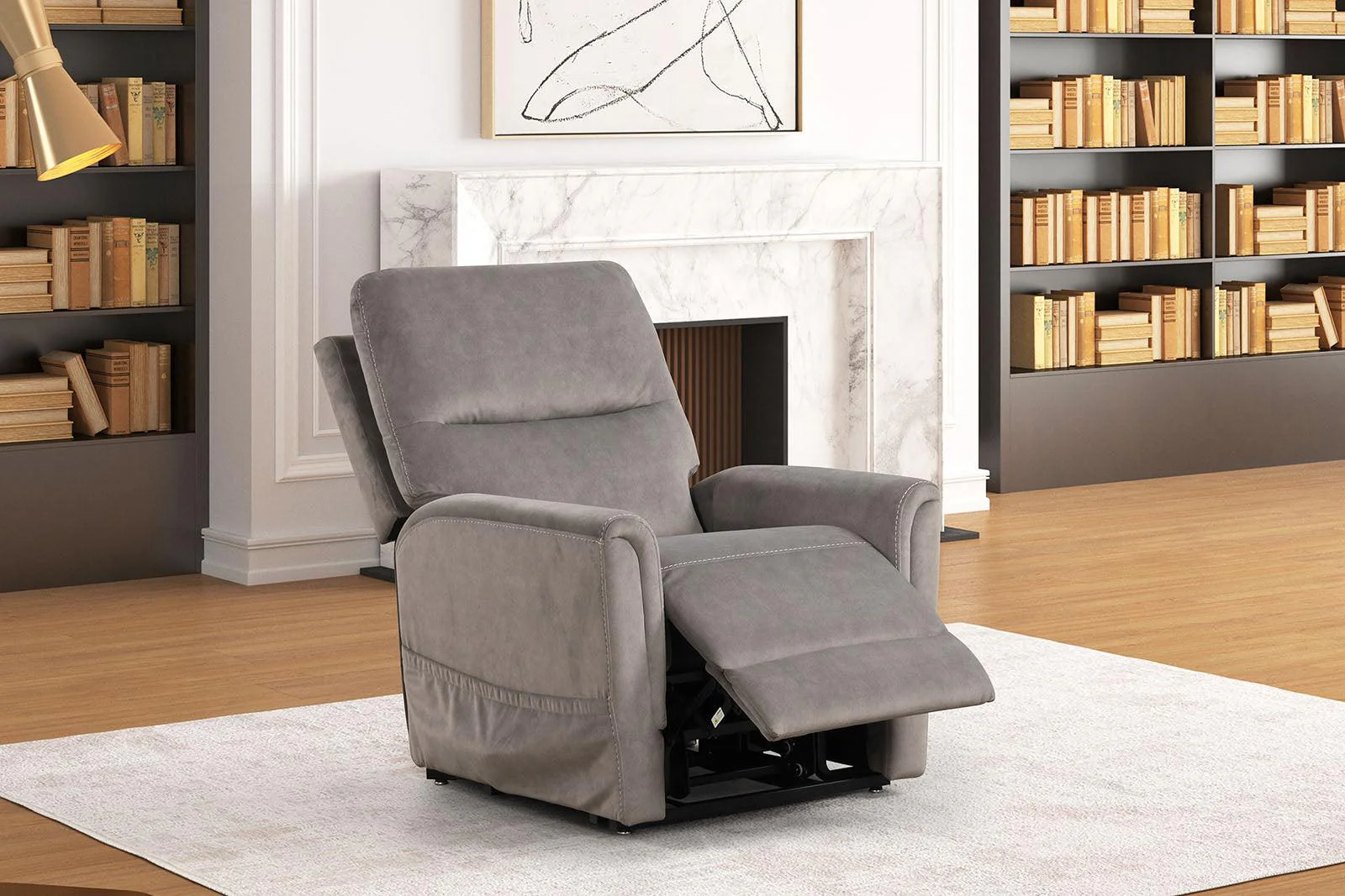 Ferdinandus Gray Lift Chair - Image 2