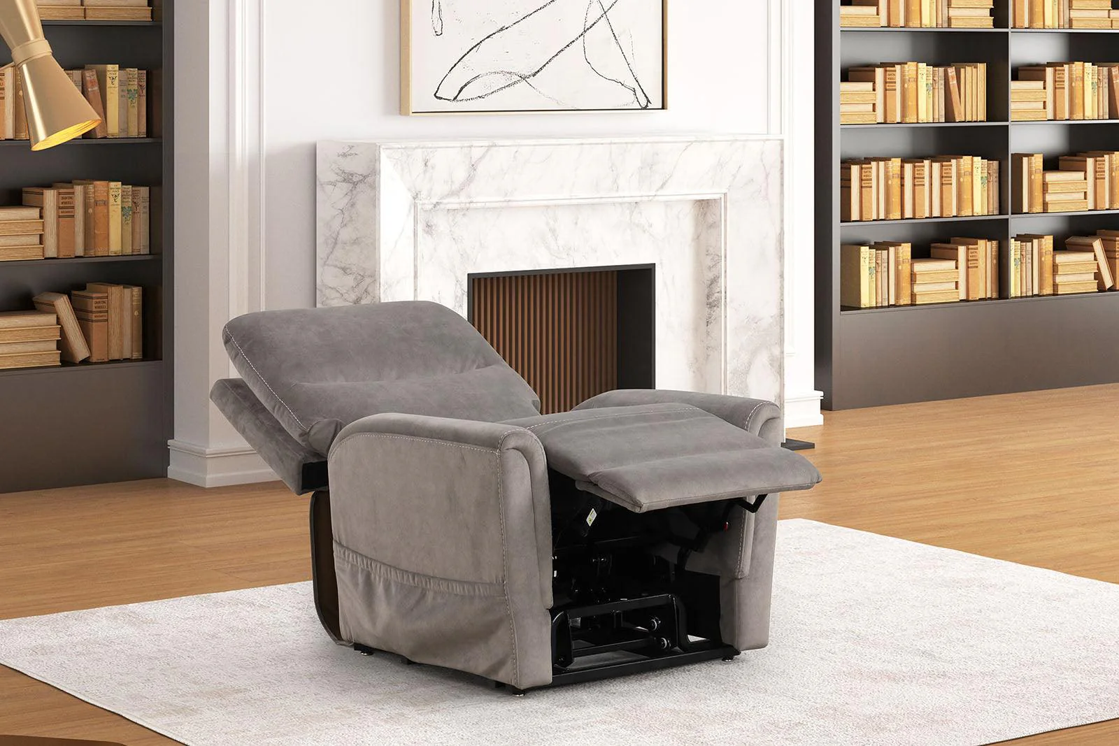 Ferdinandus Gray Lift Chair - Image 3