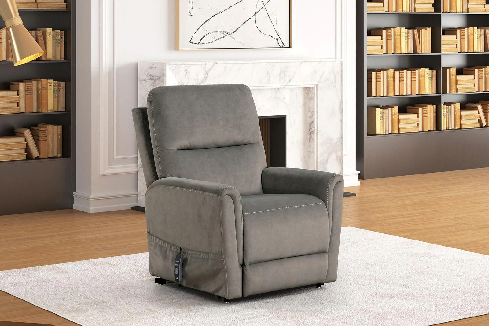 Ferdinandus Gray Lift Chair - Image 4