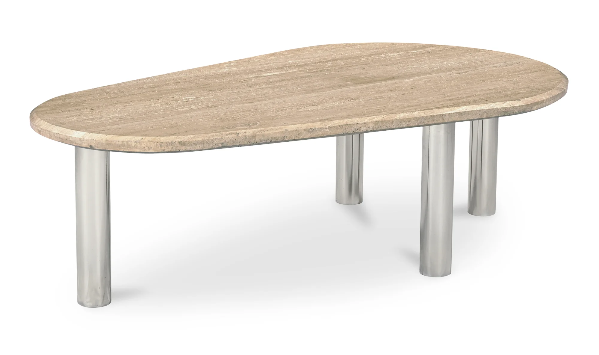 Fia Coffee Table - Beige Travertine - Image 3