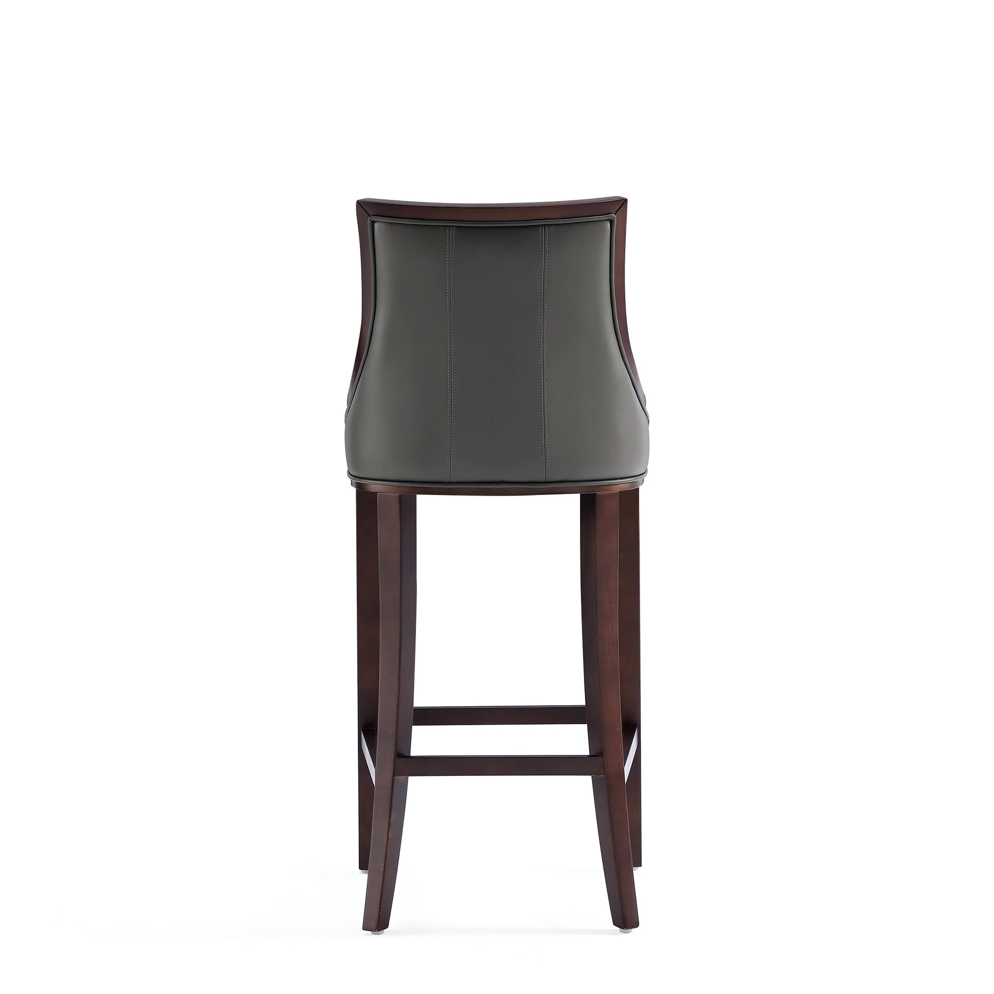 Fifth Avenue Faux Leather Barstool in Pebble Grey - Image 7