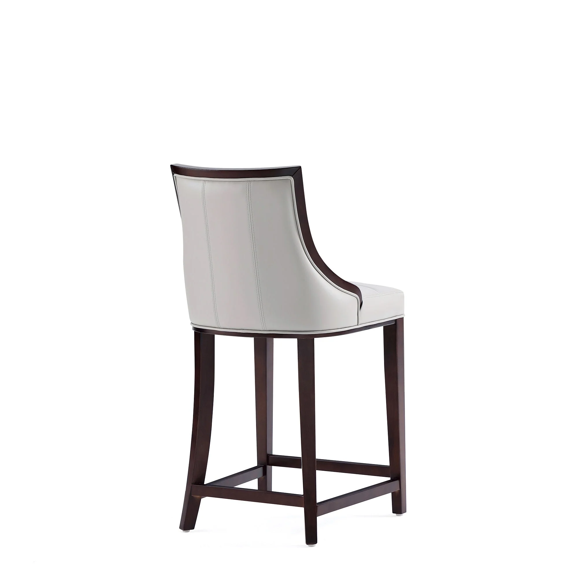 Fifth Avenue Faux Leather Counter Stool in Light Grey (set of 3) - Image 7