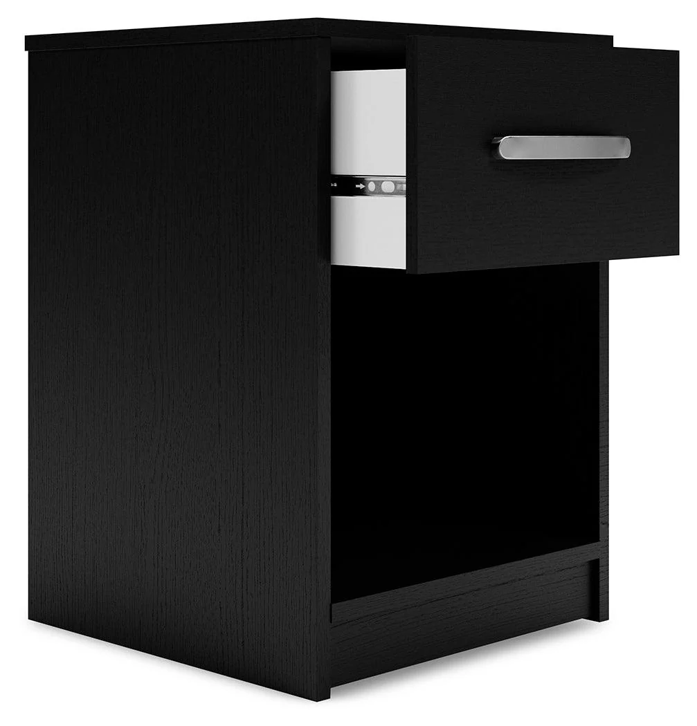 Finch Black Nightstand - Image 2