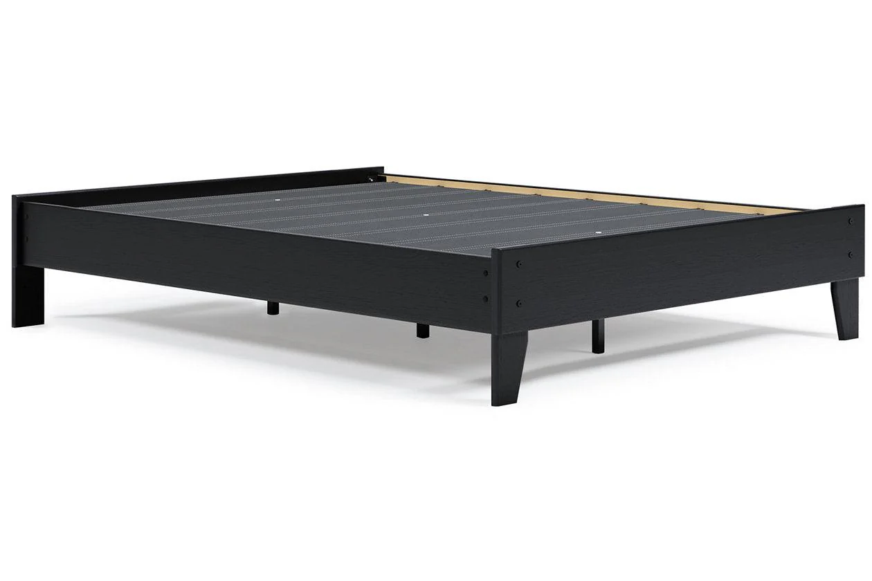 Finch Black Queen Platform Bed - Image 6