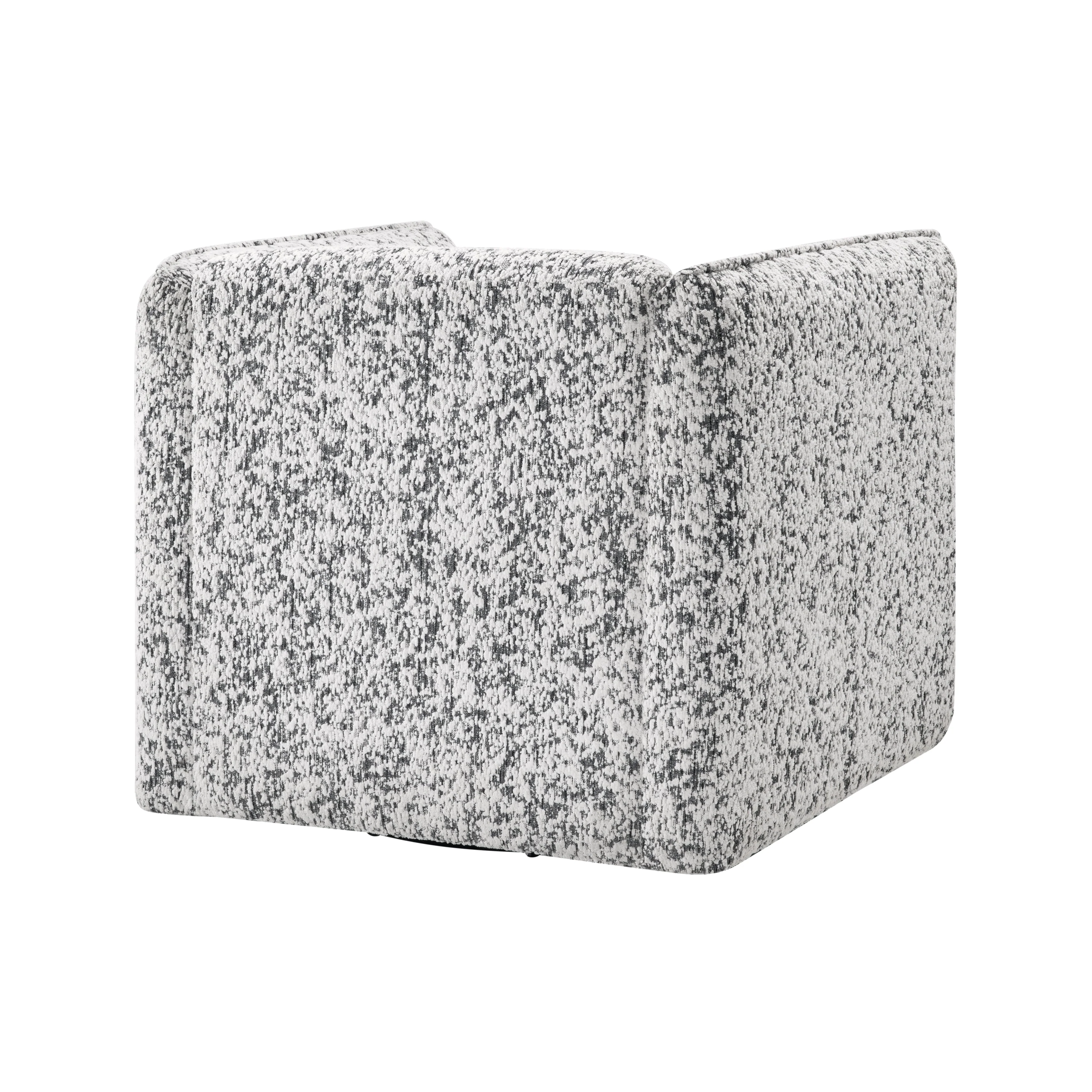 Finnegan Gray Swivel Chair - Image 5
