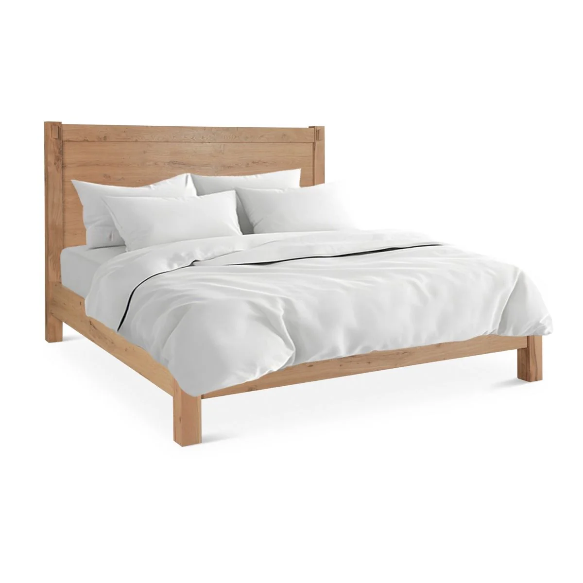 Flagstaff Queen Bed in Distressed Oak - Image 13