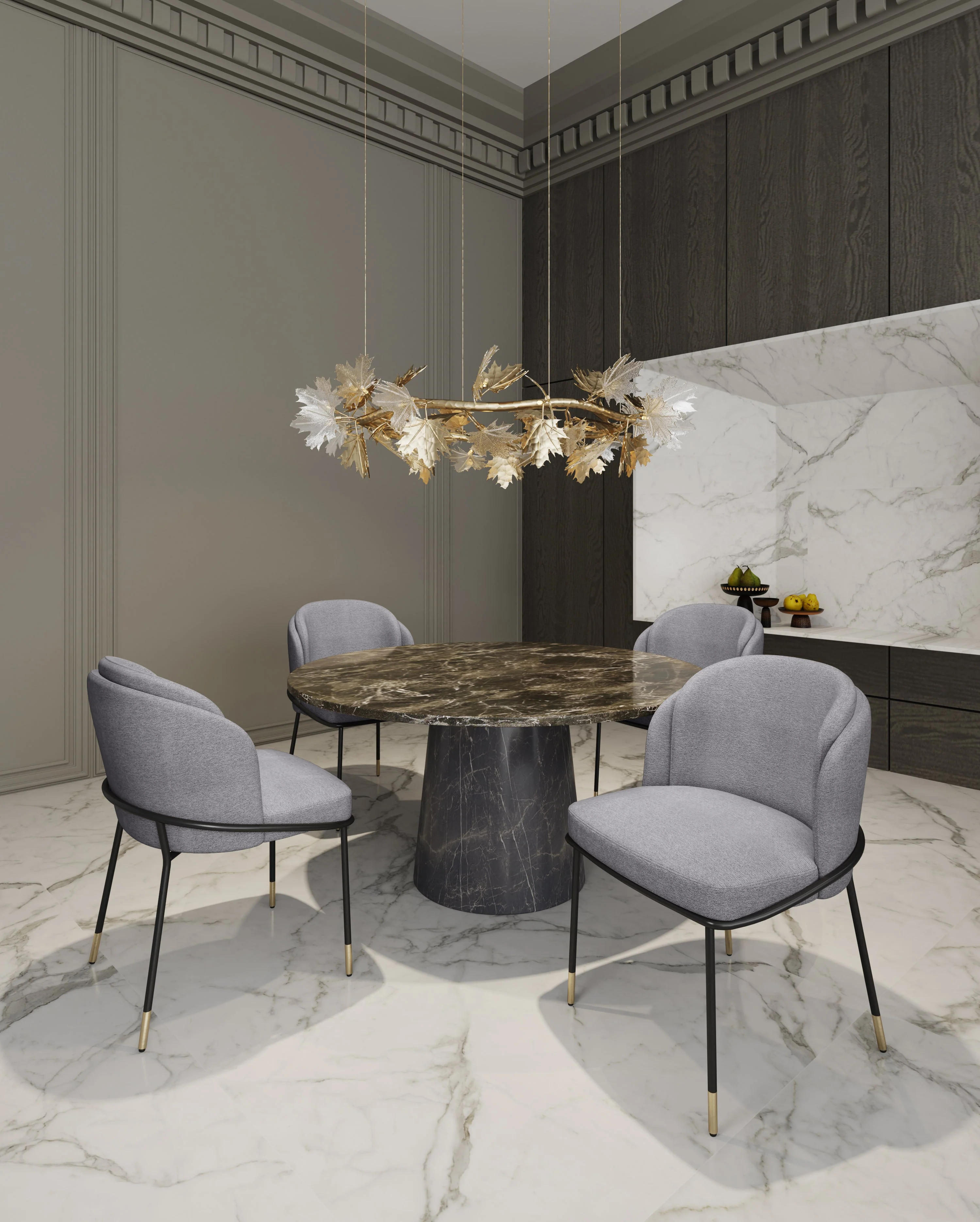 Flor Dining Chair in Gray (set of 2) - Image 2