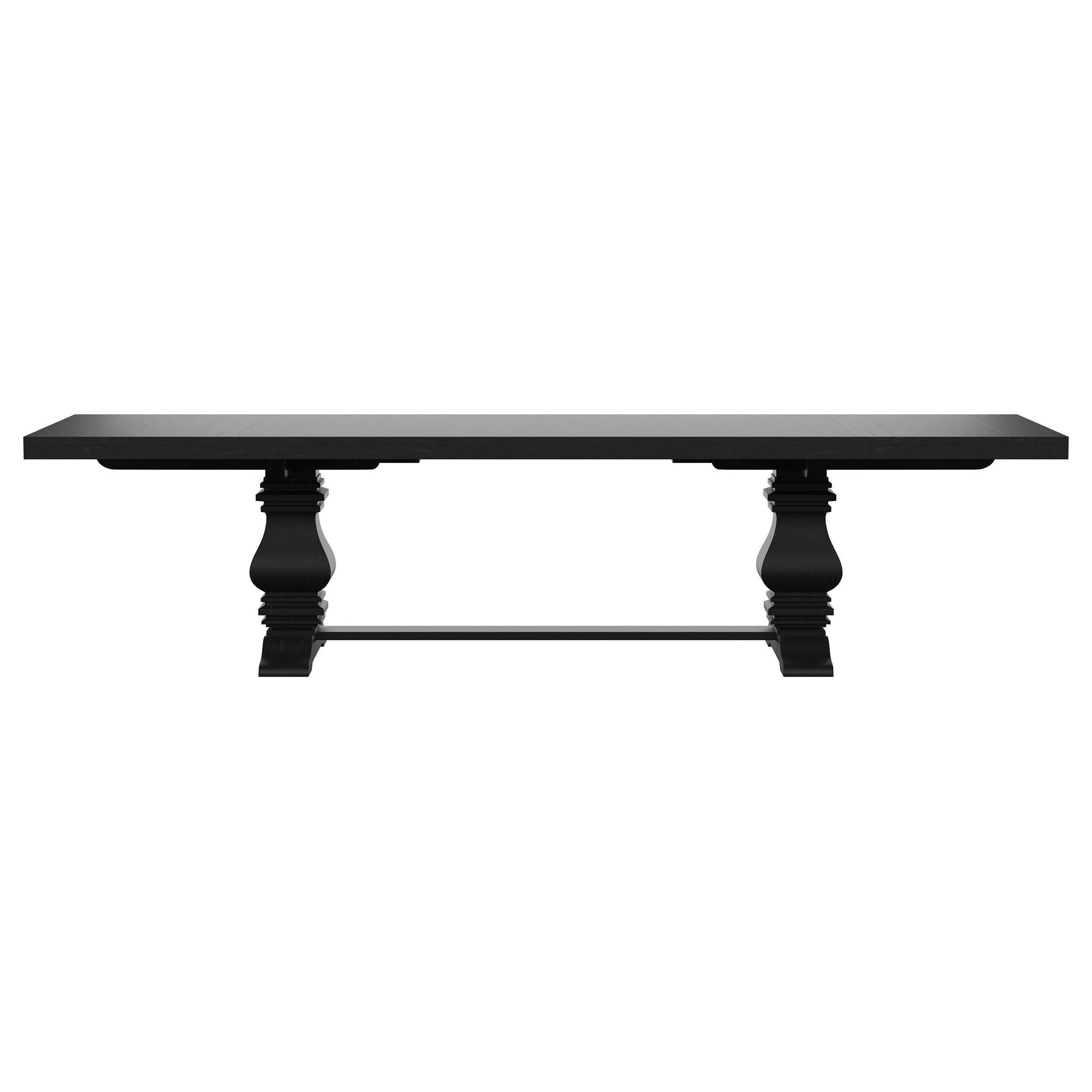 Florence Beige 7-Piece 126-inch Extension Dining Table Set - Image 2