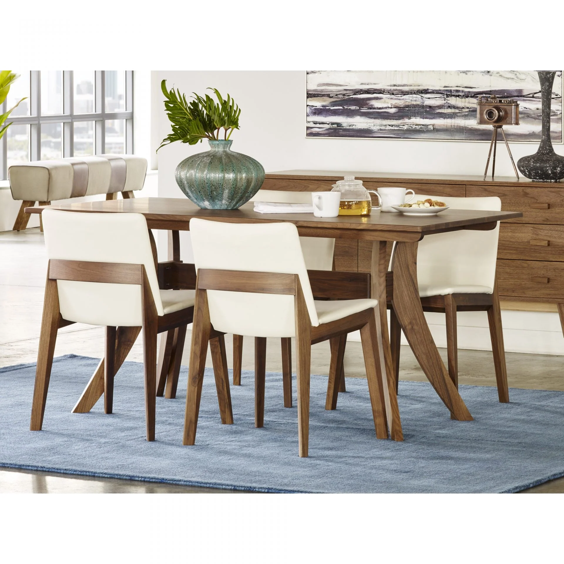 Florence Small Dining Table Brown - Image 5