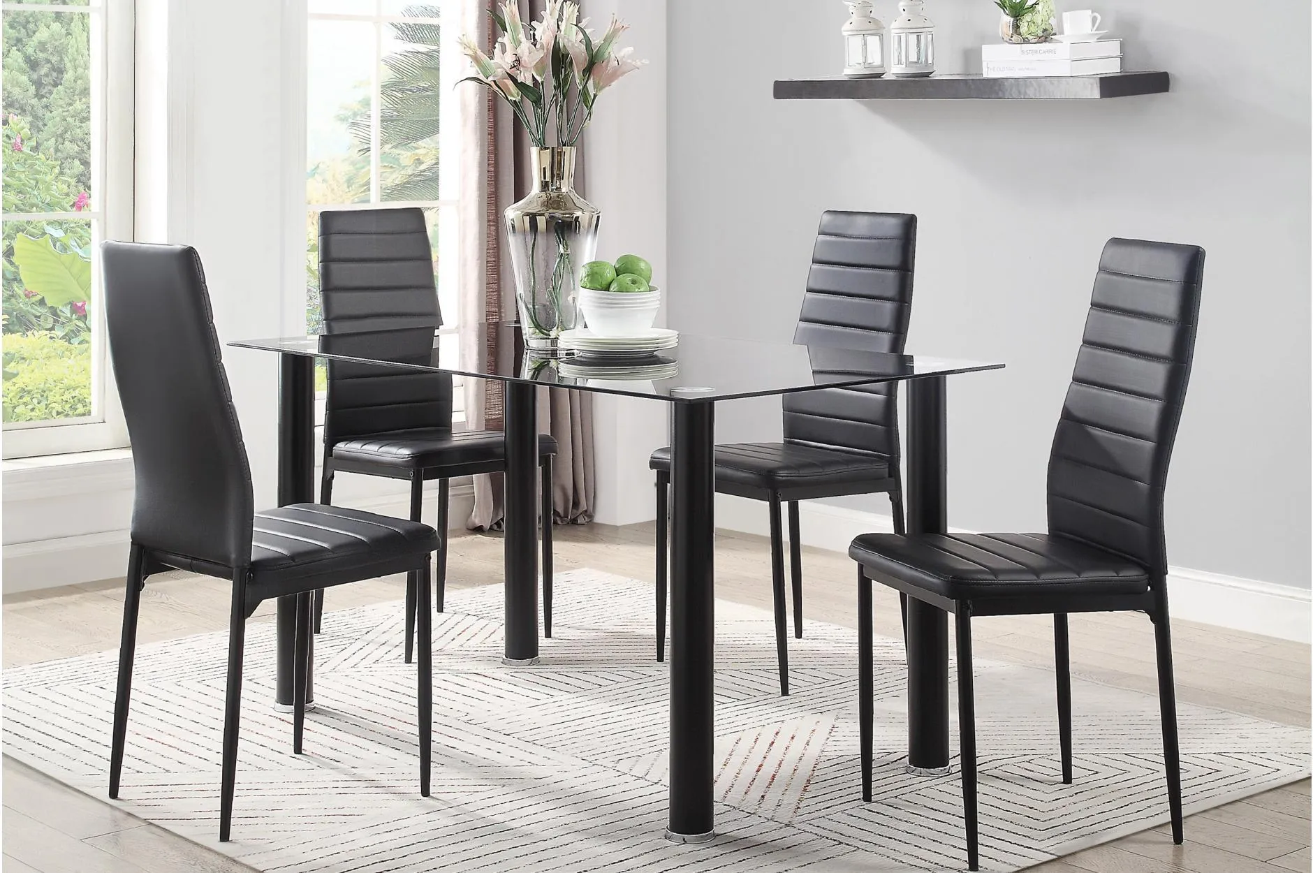 Florian Black Dining Set - Image 2