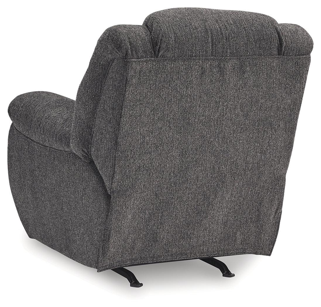 Foreside Charcoal Performance Fabric Manual Rocker Recliner - Image 7