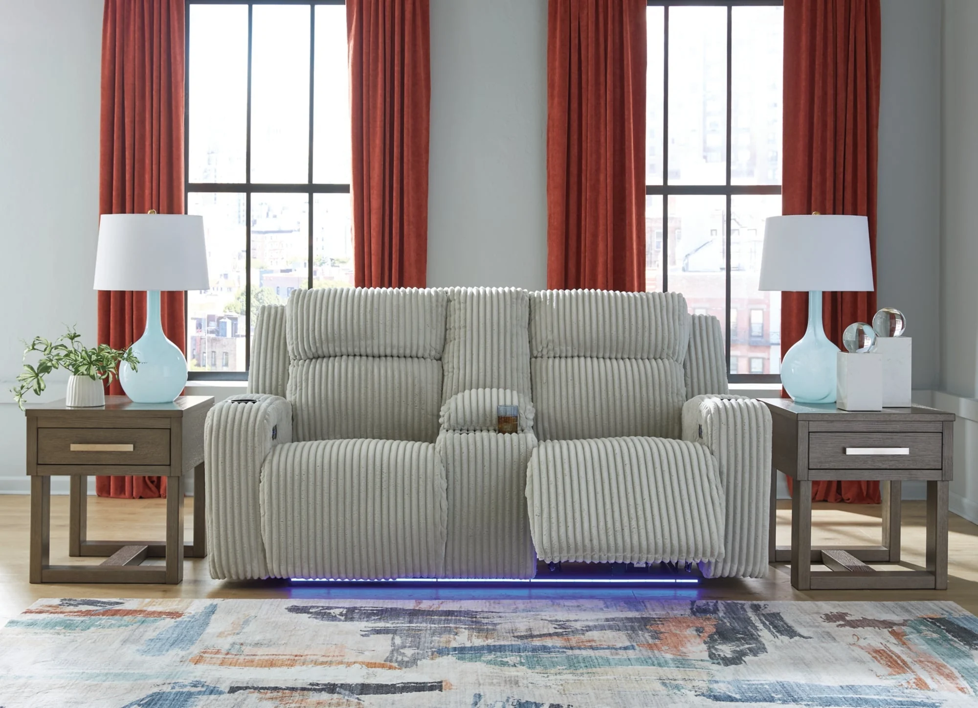 Forest Lake Alloy Power Reclining Sofa and Loveseat - Image 15