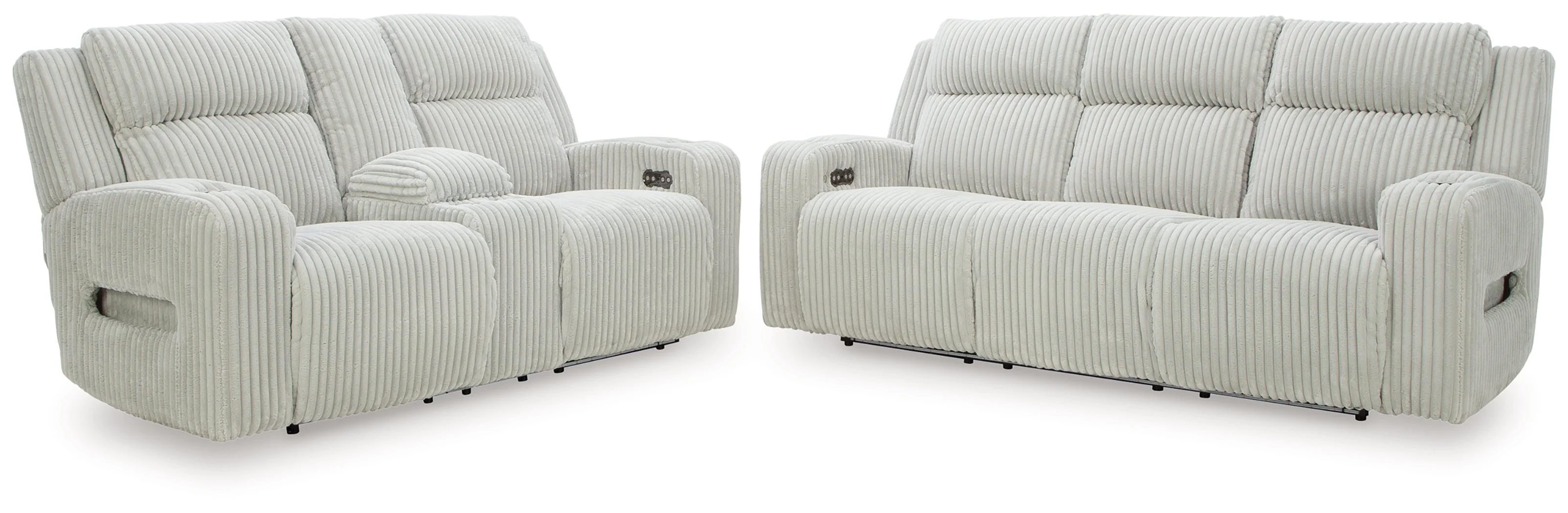 Forest Lake Alloy Power Reclining Sofa and Loveseat - Image 3