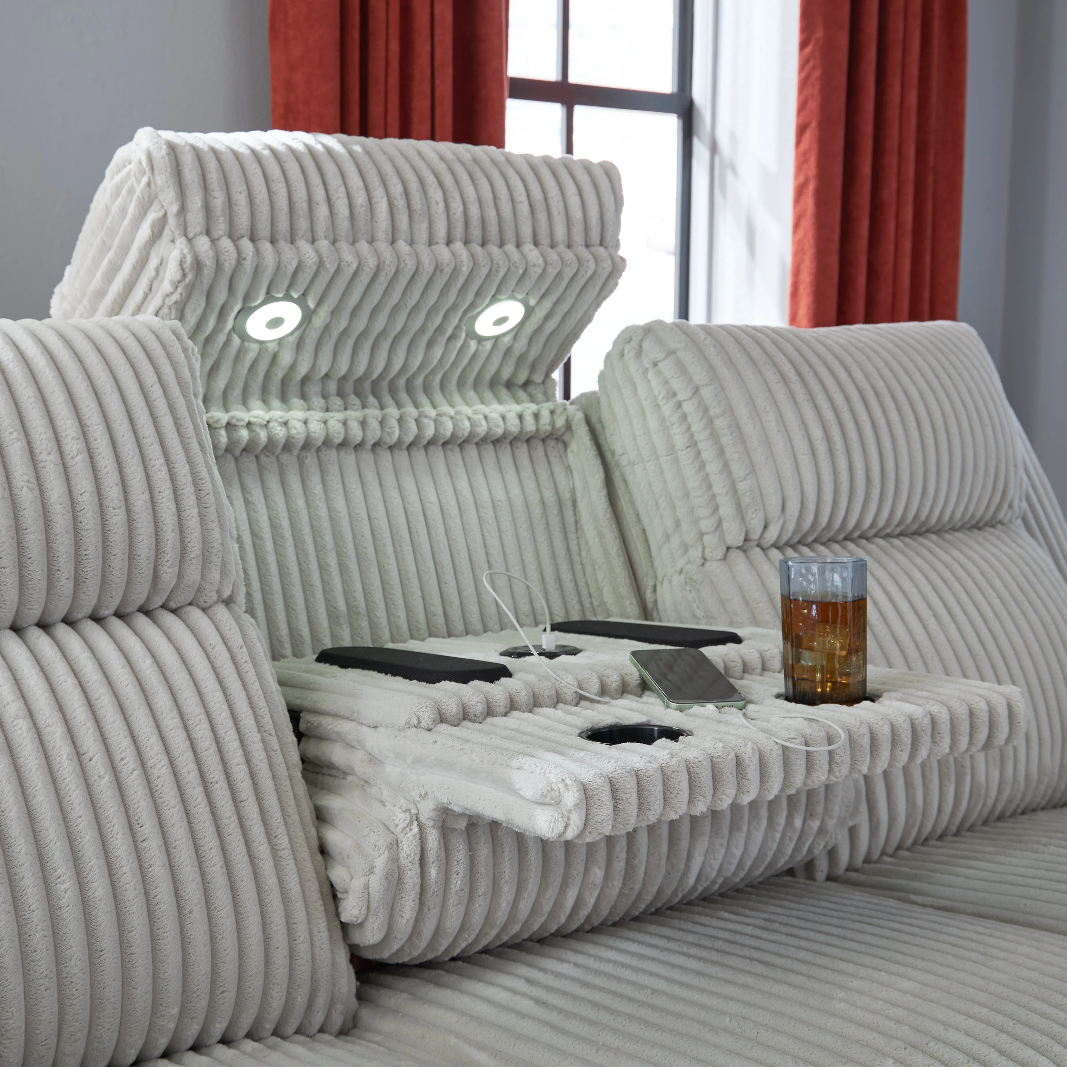 Forest Lake Alloy Power Reclining Sofa and Loveseat - Image 4