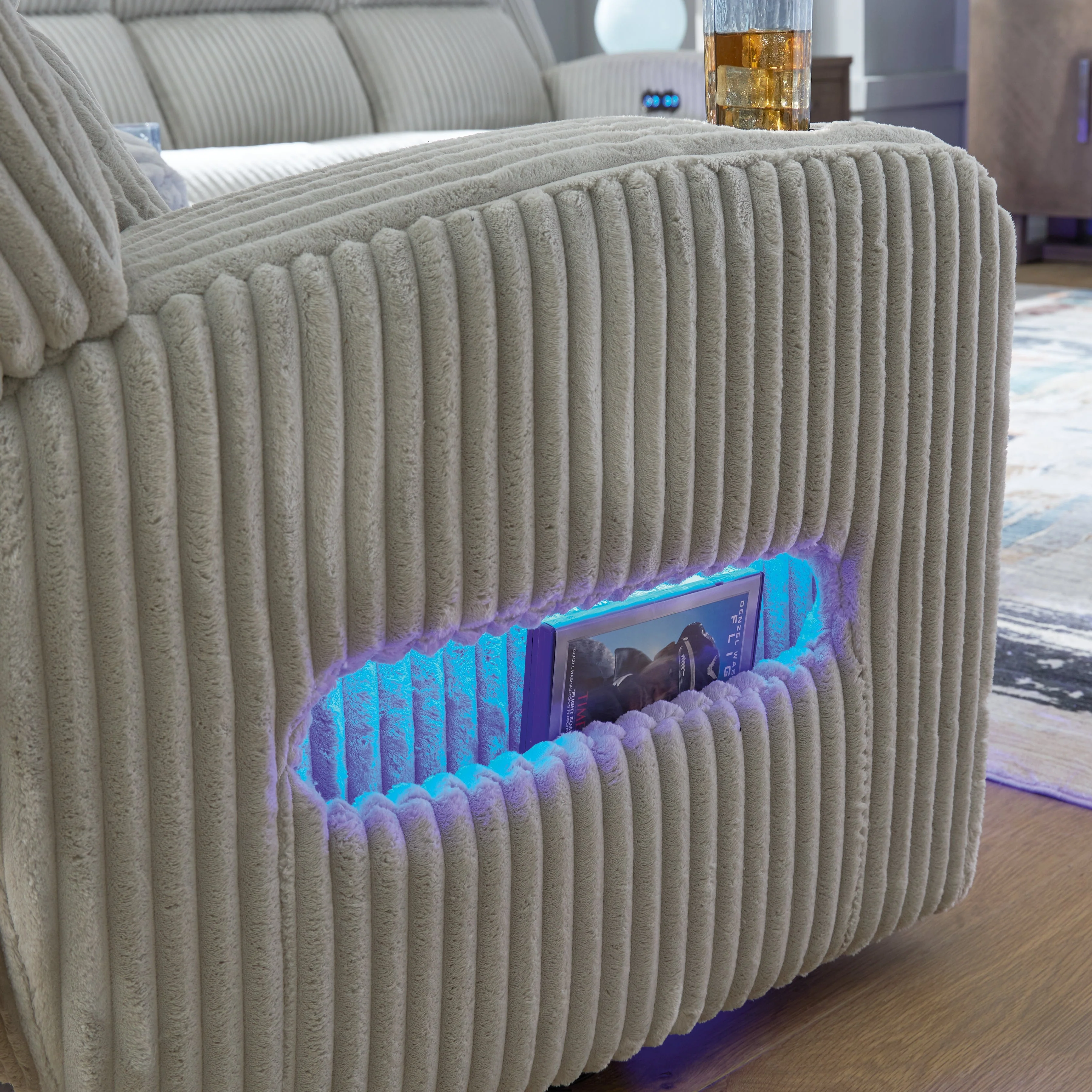 Forest Lake Alloy Power Reclining Sofa - Image 11