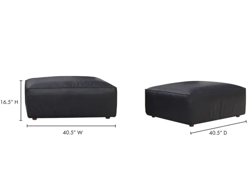 Form Ottoman - Vantage Black - Image 6