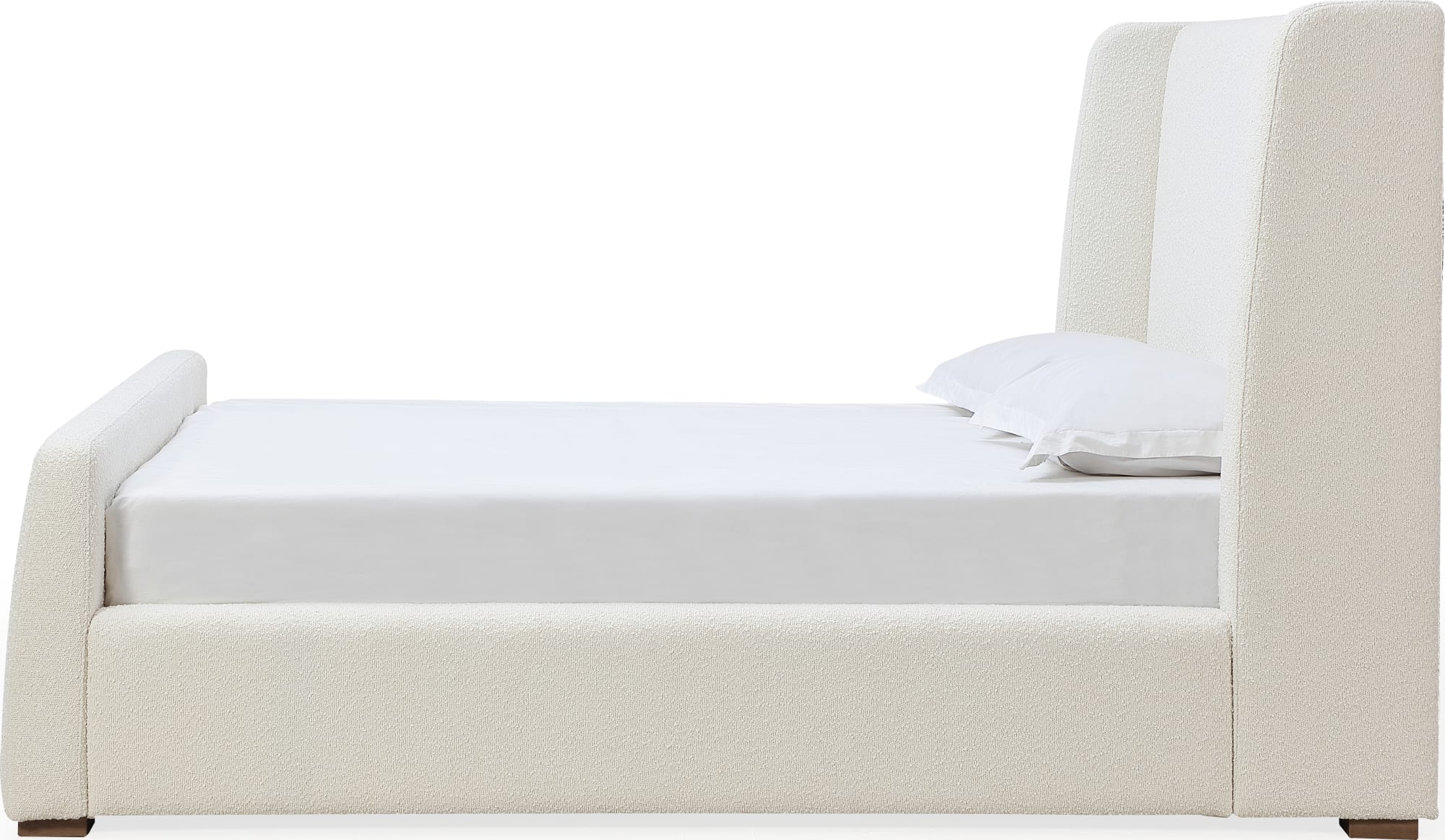Formosa Presley Full Wingback Upholstered Platform Bed - Image 6