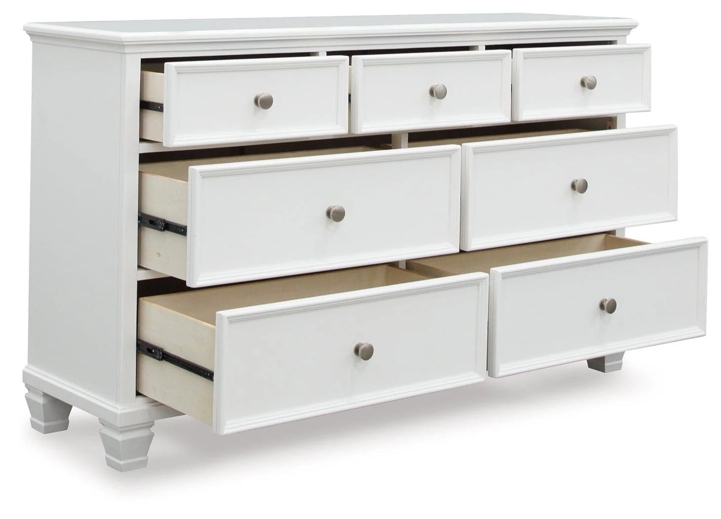 Fortman White Dresser - Image 3