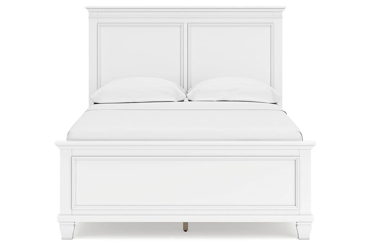 Fortman White Full Panel Bed - Image 4