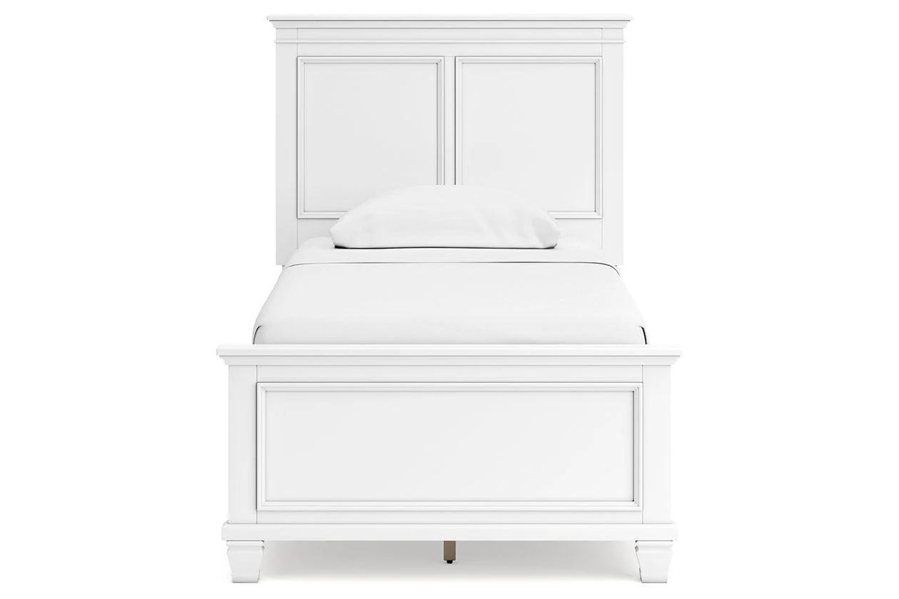 Fortman White Twin Panel Bed - Image 5
