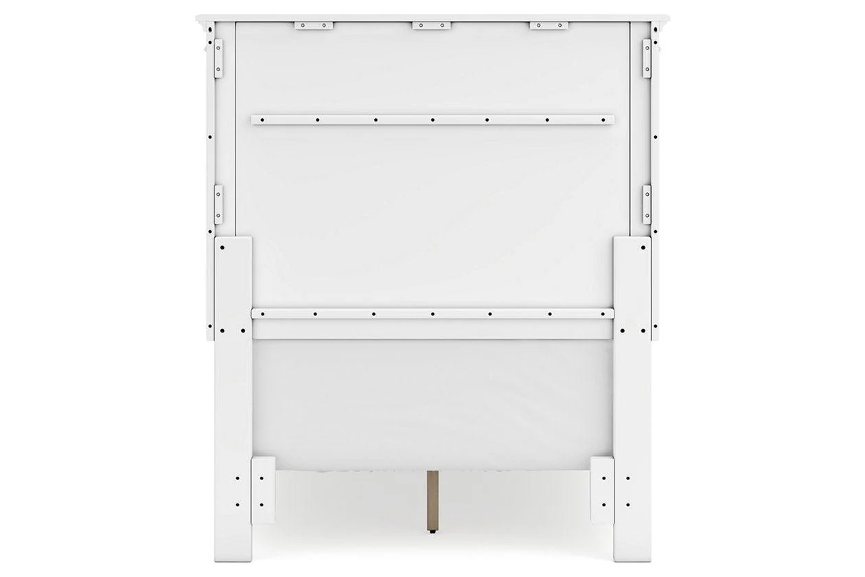Fortman White Twin Panel Bed - Image 7