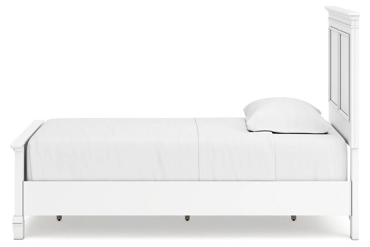 Fortman White Twin Panel Bed - Image 8